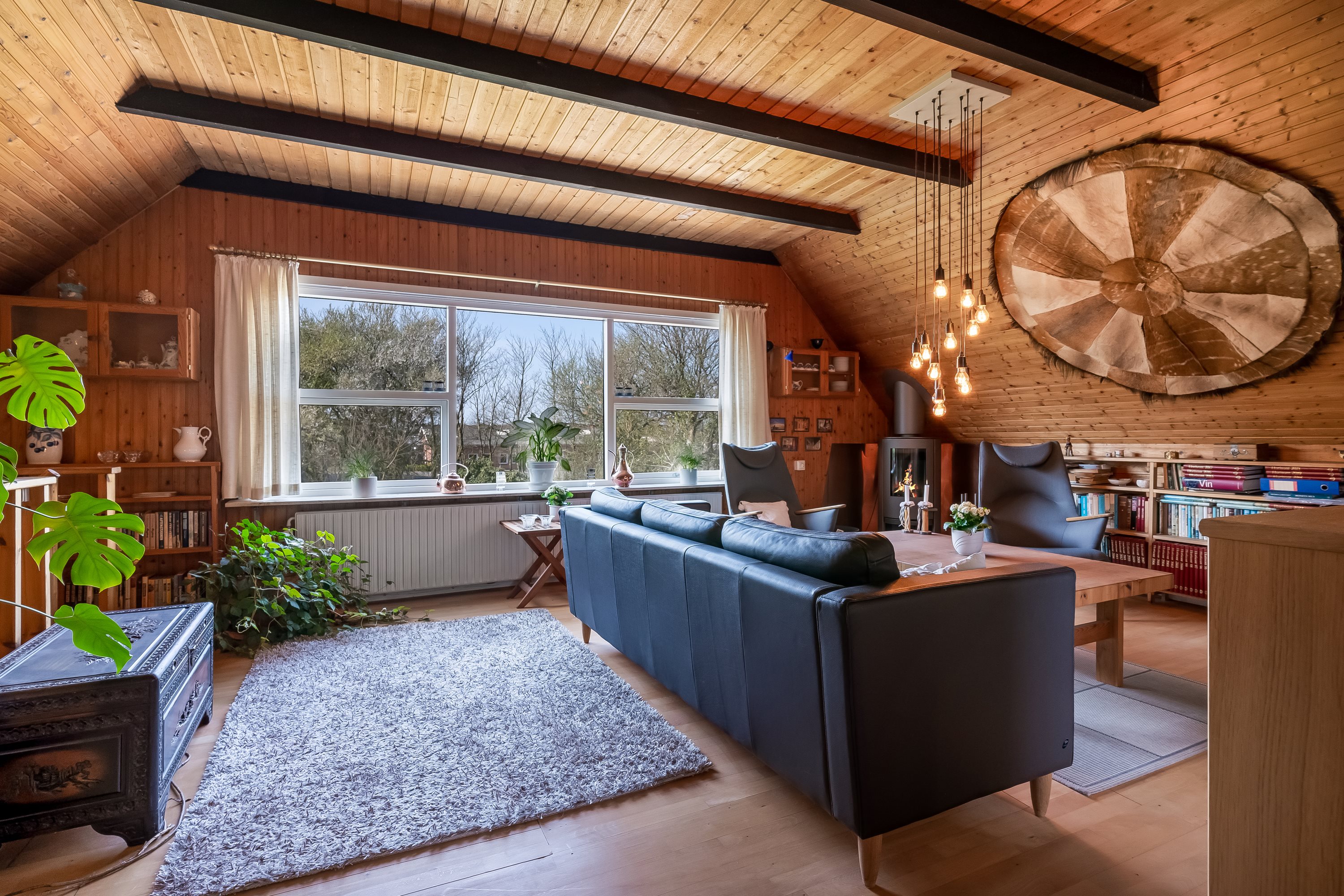 Fremhævet stue billede i fuldskærmstilstand. Billede af Rolighedsvej 8, 7620 Lemvig