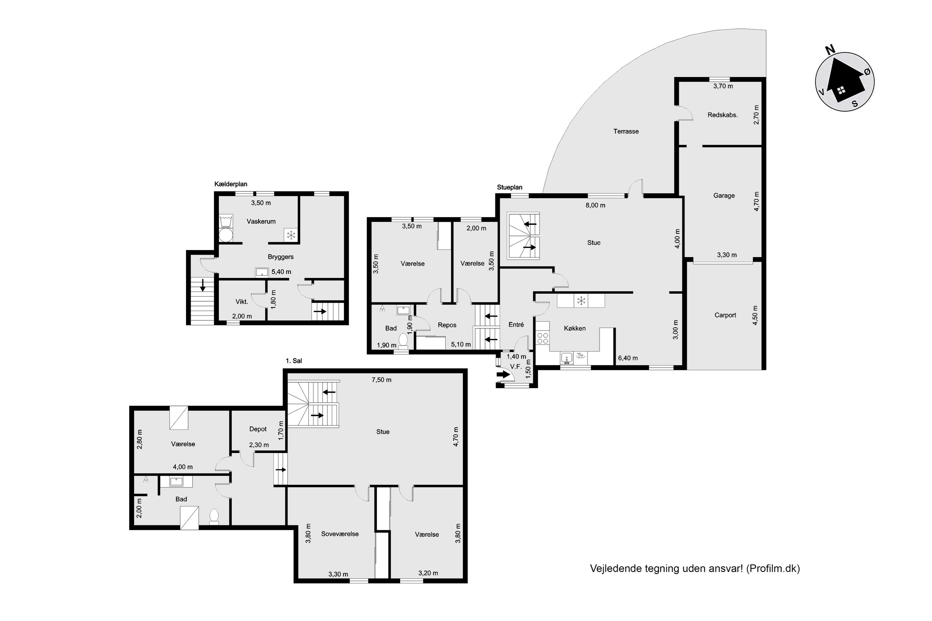 Plantegninger billede af Rolighedsvej 8, 7620 Lemvig