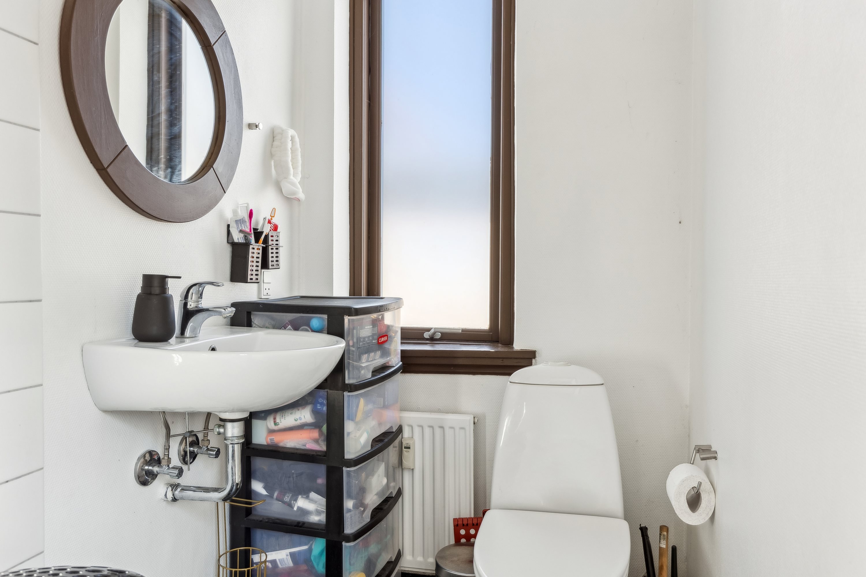 Fremhævet badeværelse billede i fuldskærmstilstand. Billede af Nørregade 10, 4534 Hørve