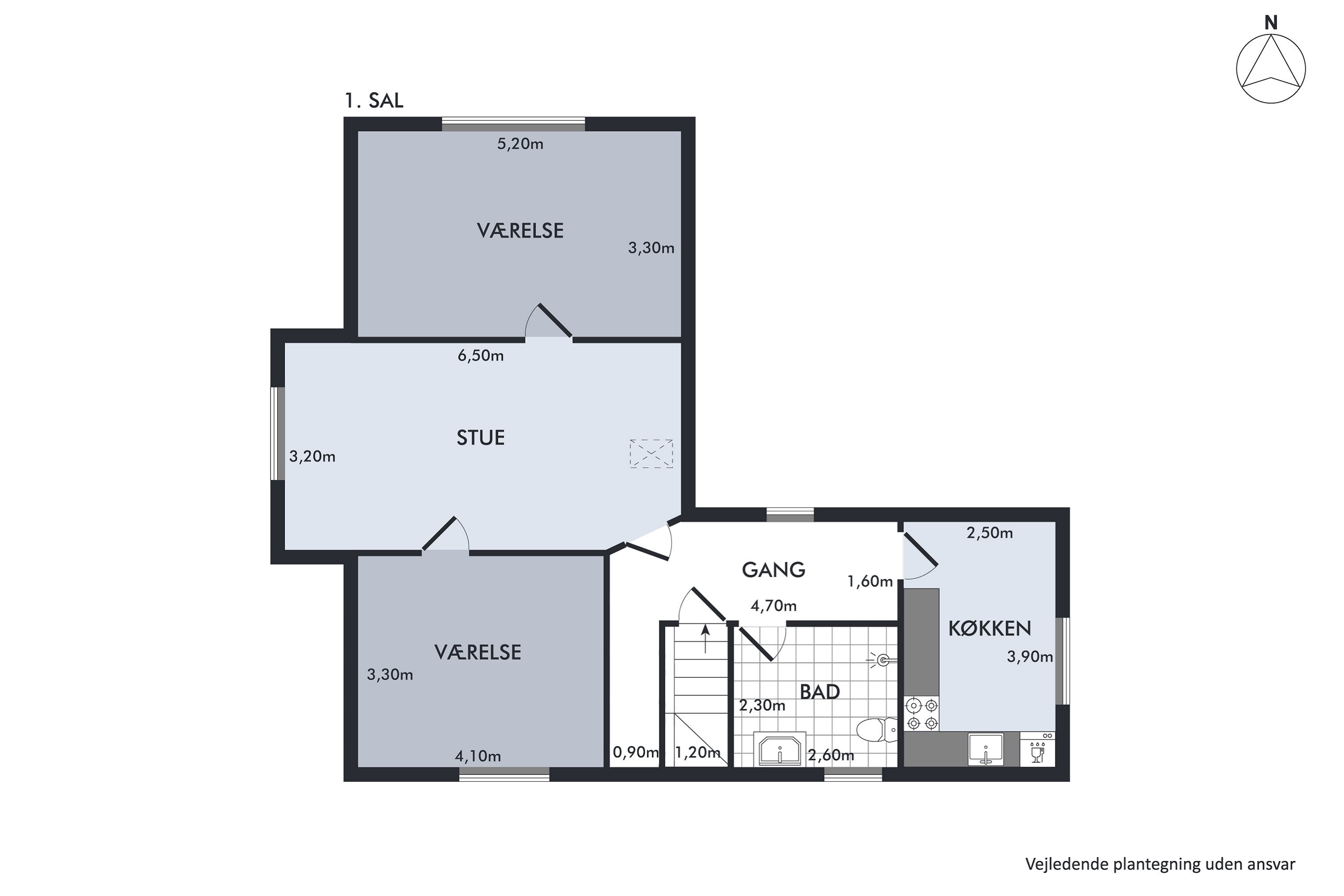 Plantegninger billede af Nørregade 10, 4534 Hørve