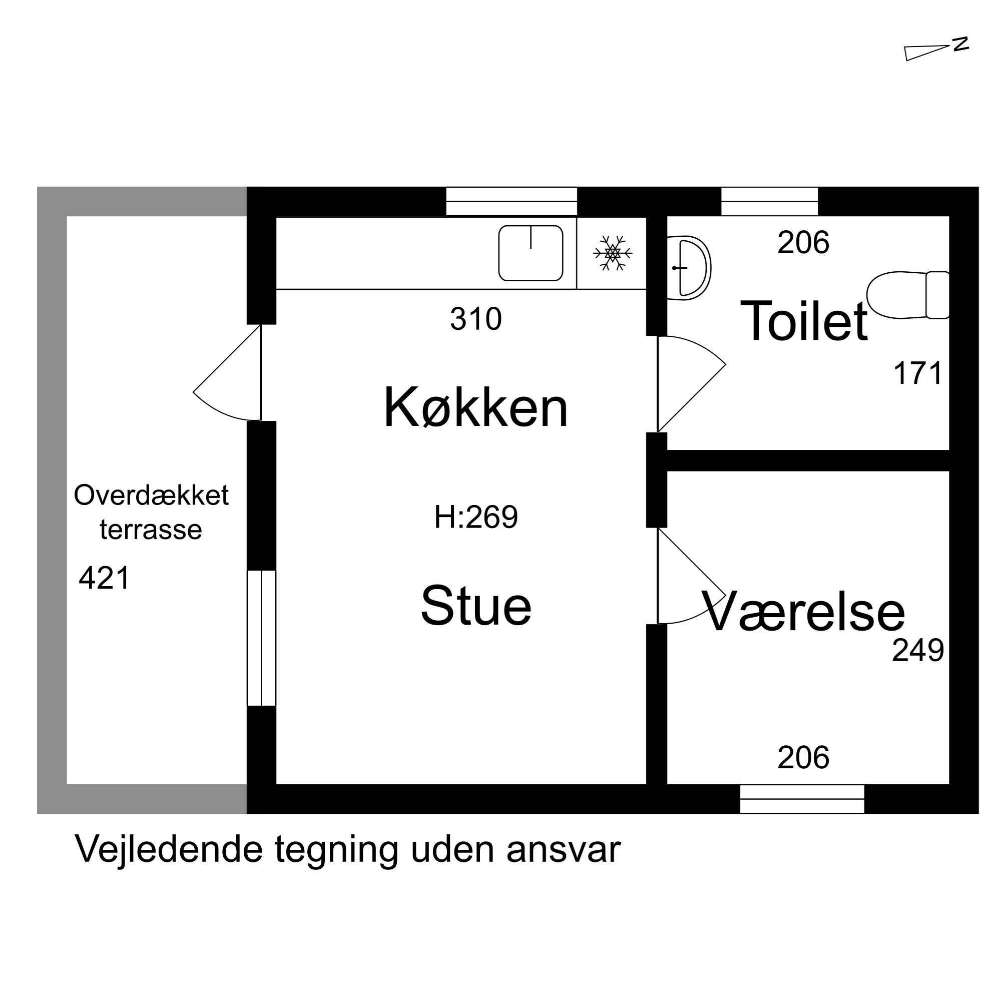 Plantegninger billede af Skovløbervej 29, Klint, 4500 Nykøbing Sj