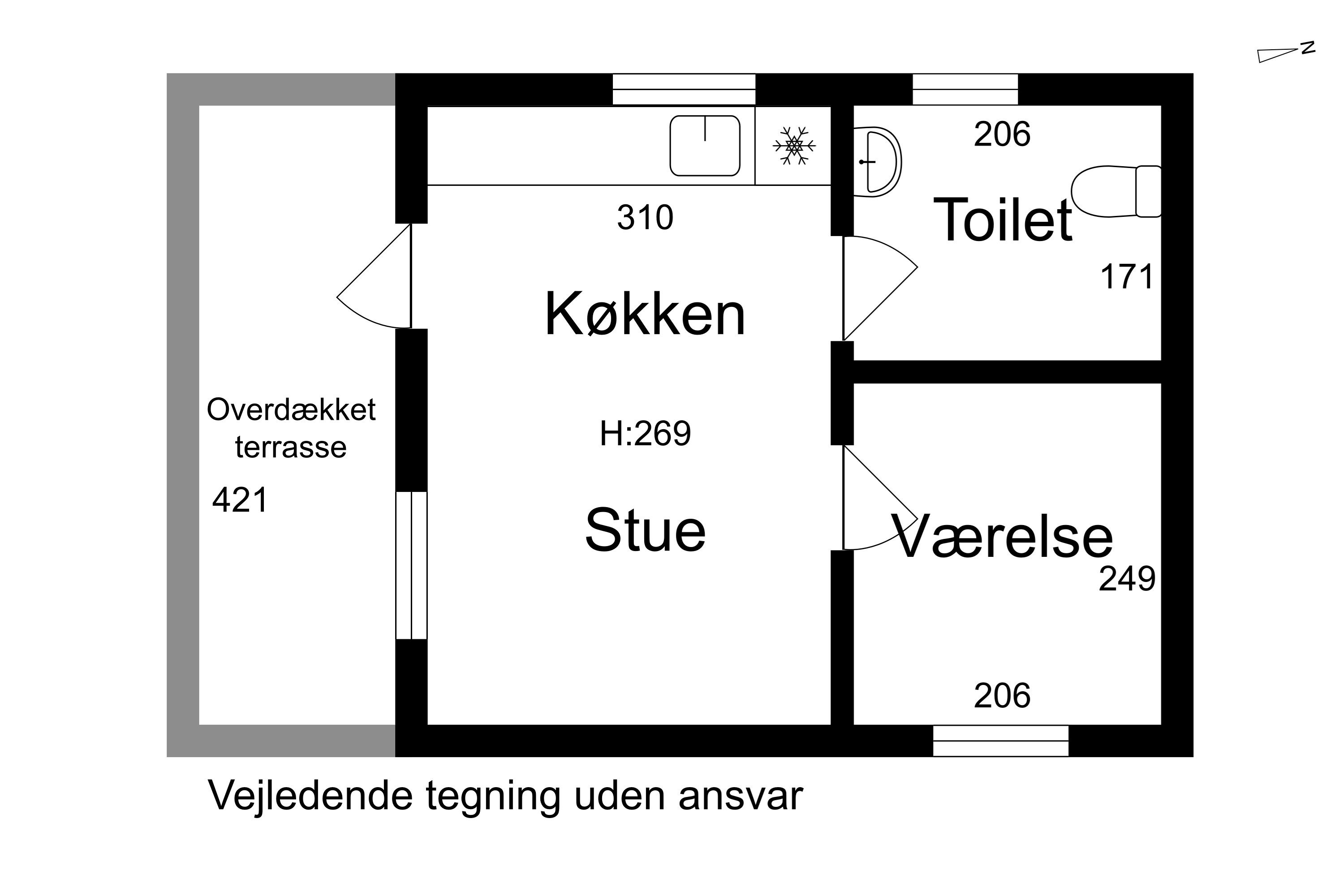 Plantegninger billede af Skovløbervej 29, Klint, 4500 Nykøbing Sj