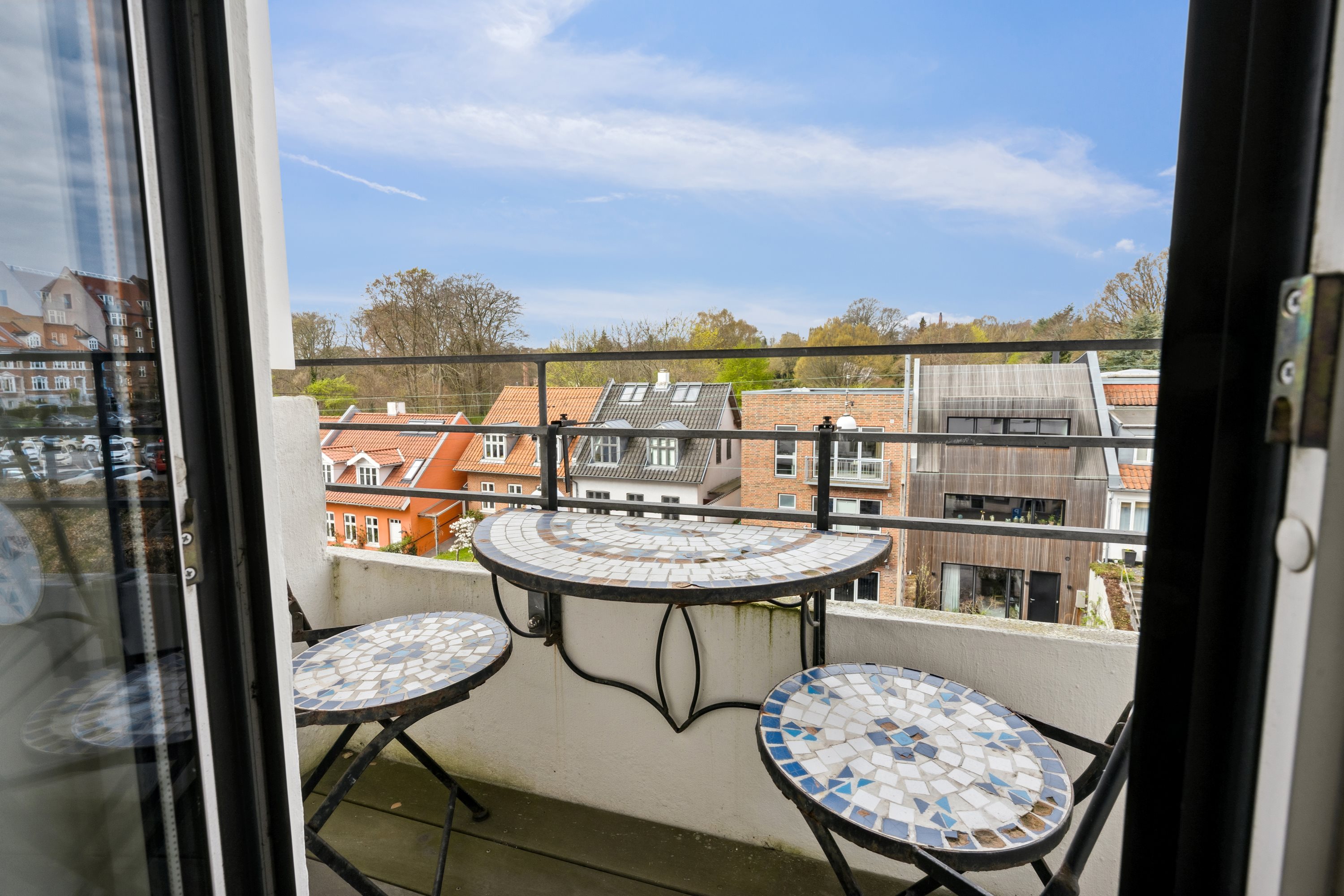 Fremhævet altan billede i fuldskærmstilstand. Billede af Skovvejen 44C, 2. th., 8000 Aarhus C