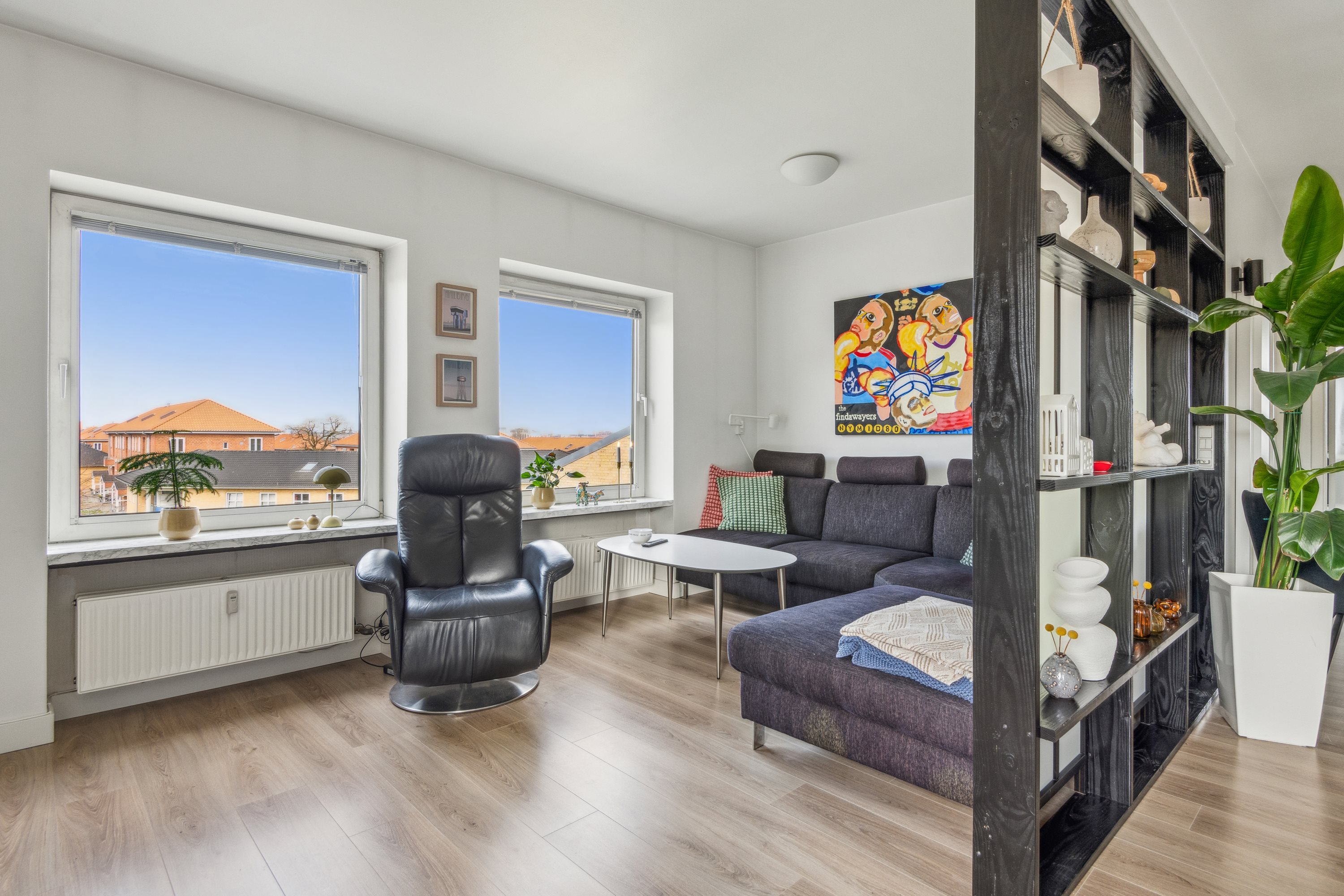 Fremhævet stue billede i fuldskærmstilstand. Billede af Hobrovej 93, 2. tv., 9000 Aalborg