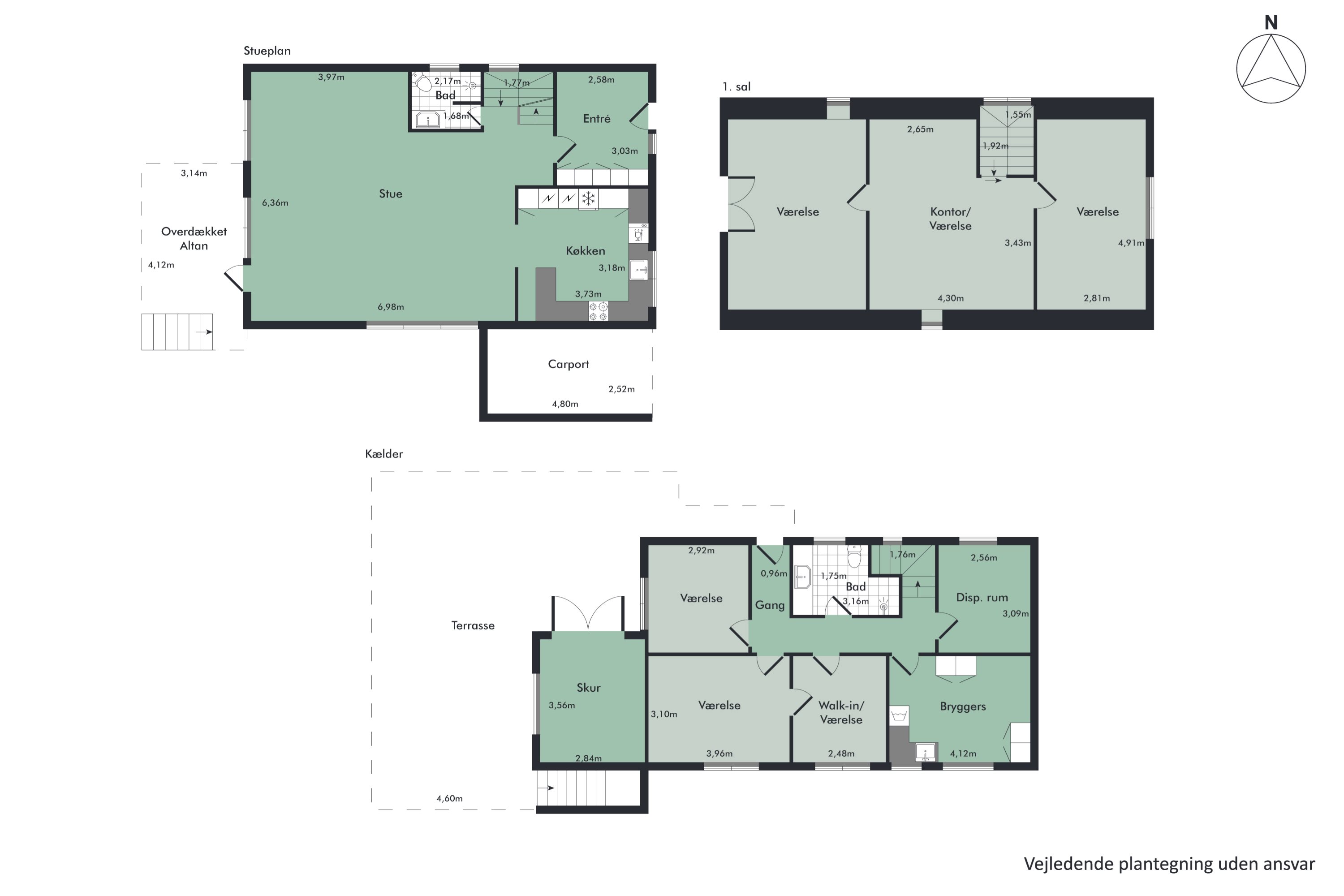 Plantegninger billede af Sandbyvej 13, 7800 Skive