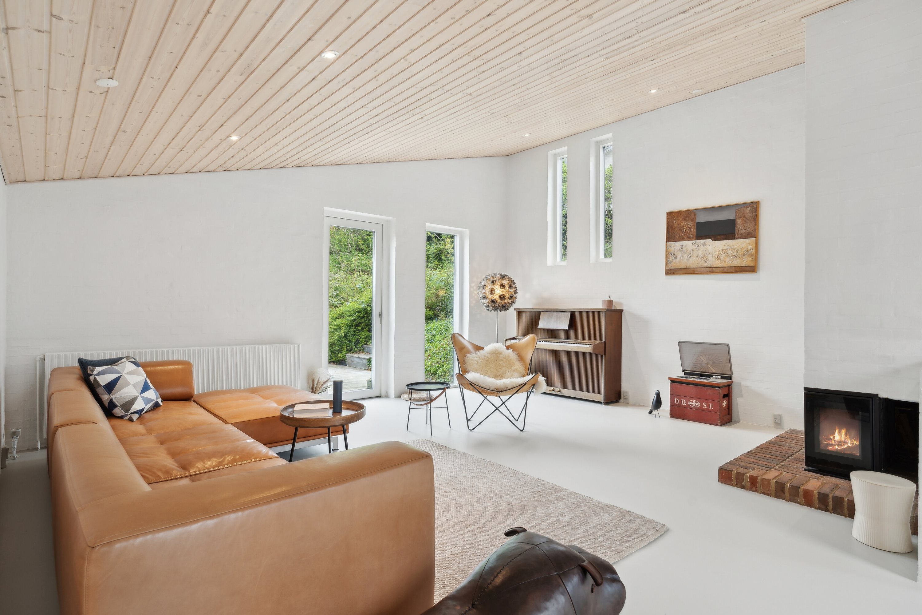 Fremhævet stue billede i fuldskærmstilstand. Billede af Hedebyvej 6, 8600 Silkeborg