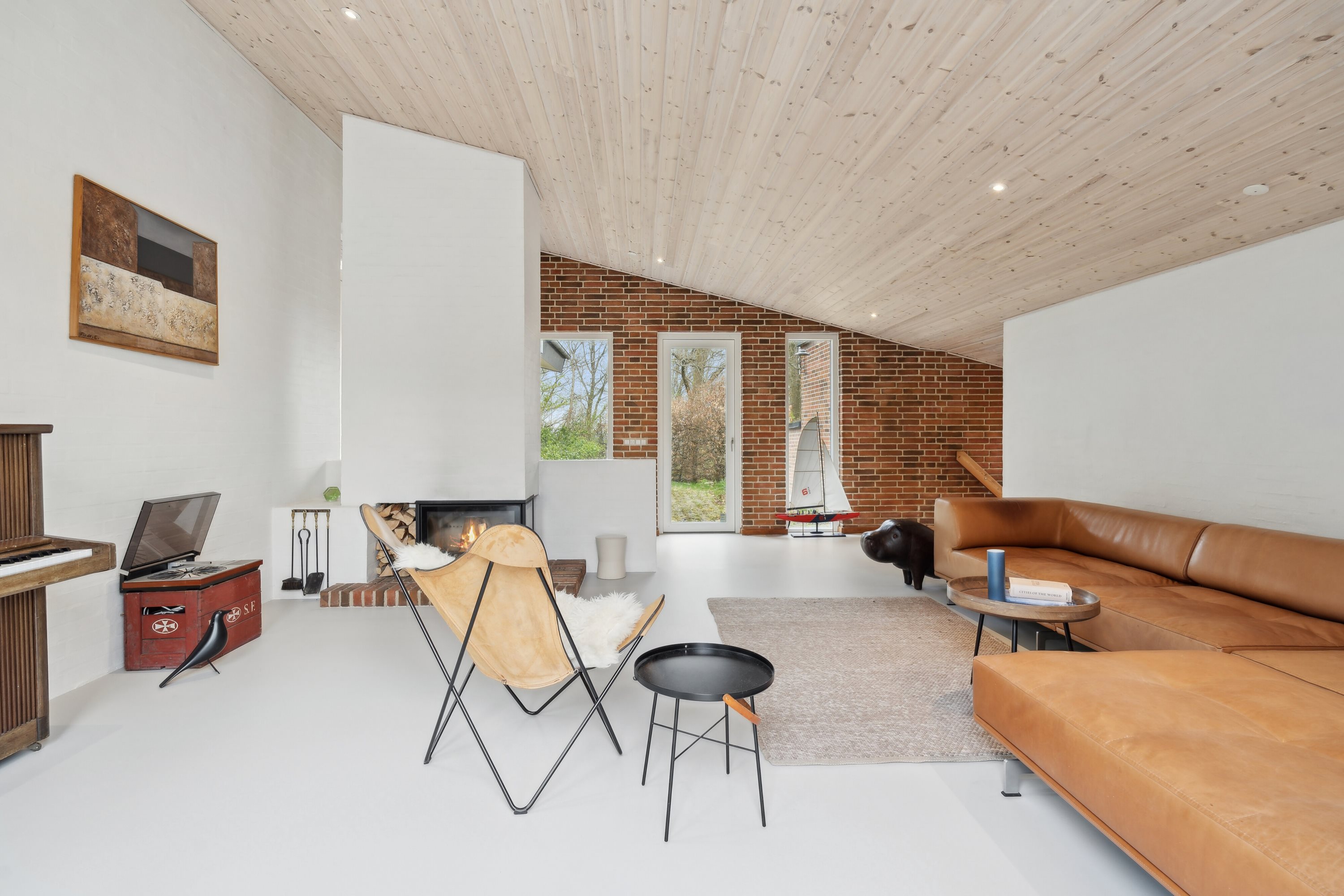 Fremhævet stue billede i fuldskærmstilstand. Billede af Hedebyvej 6, 8600 Silkeborg