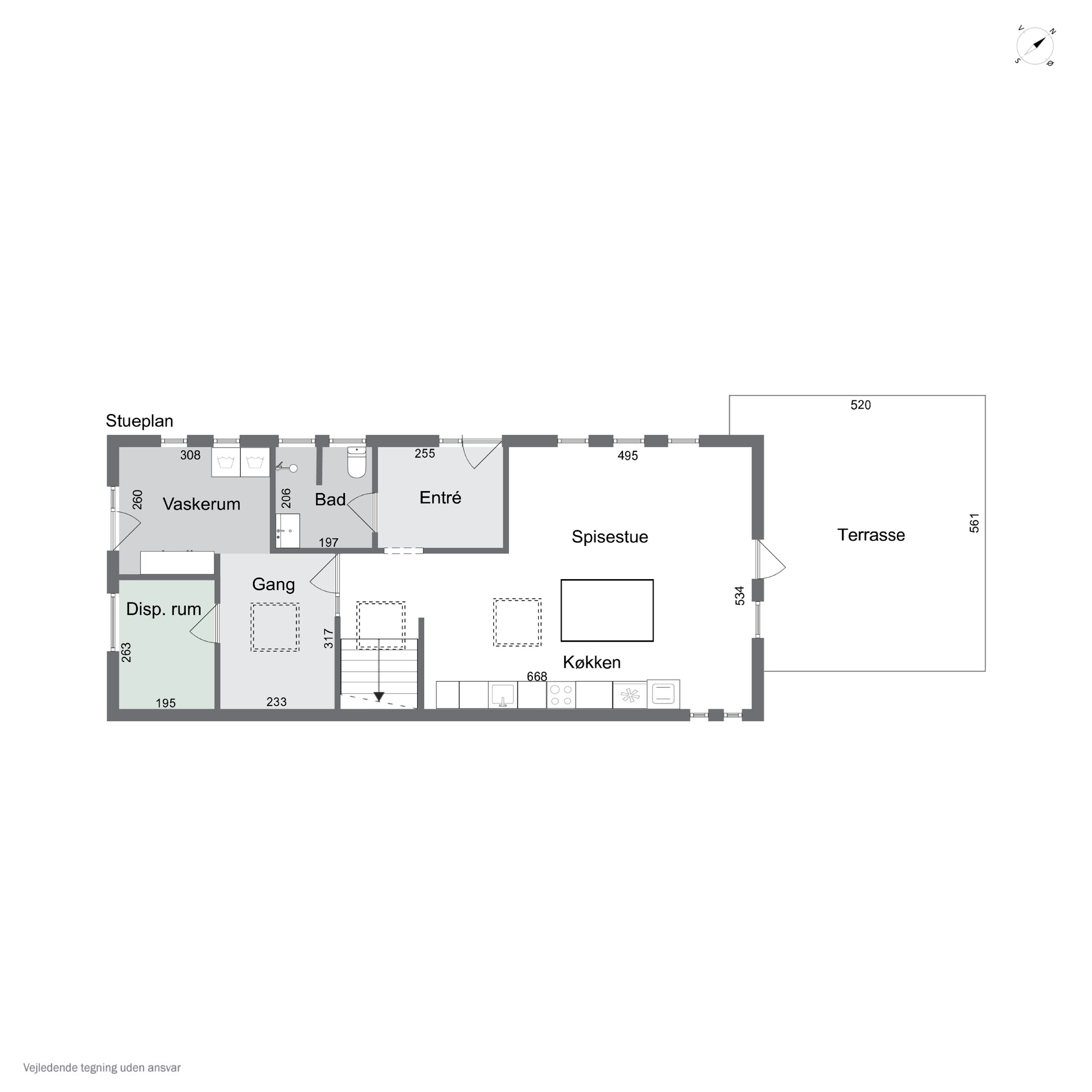 Plantegninger billede af Hedebyvej 6, 8600 Silkeborg