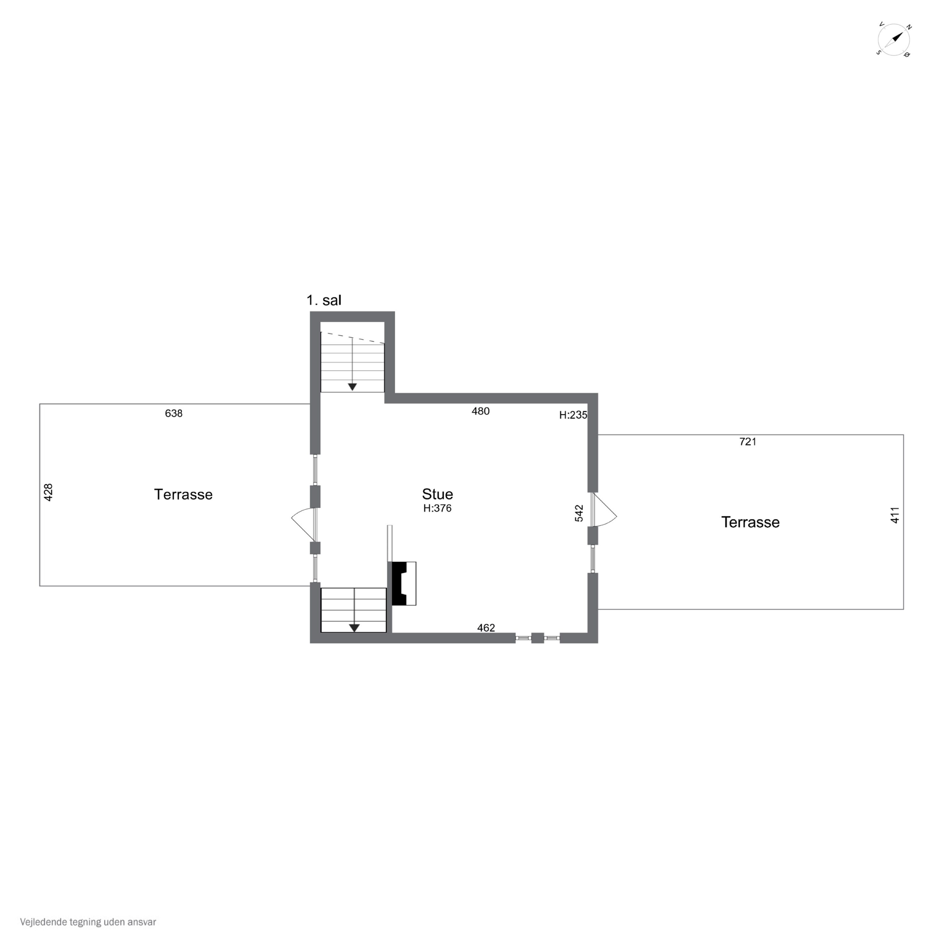 Plantegninger billede af Hedebyvej 6, 8600 Silkeborg