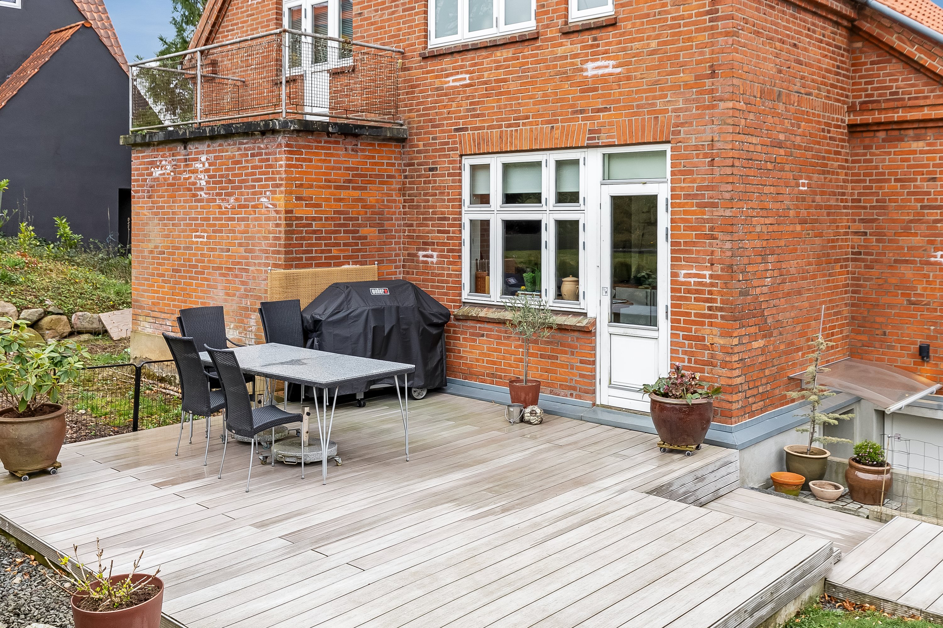 Fremhævet terrasse billede i fuldskærmstilstand. Billede af Fjordvej 83, Strandhuse, 6000 Kolding