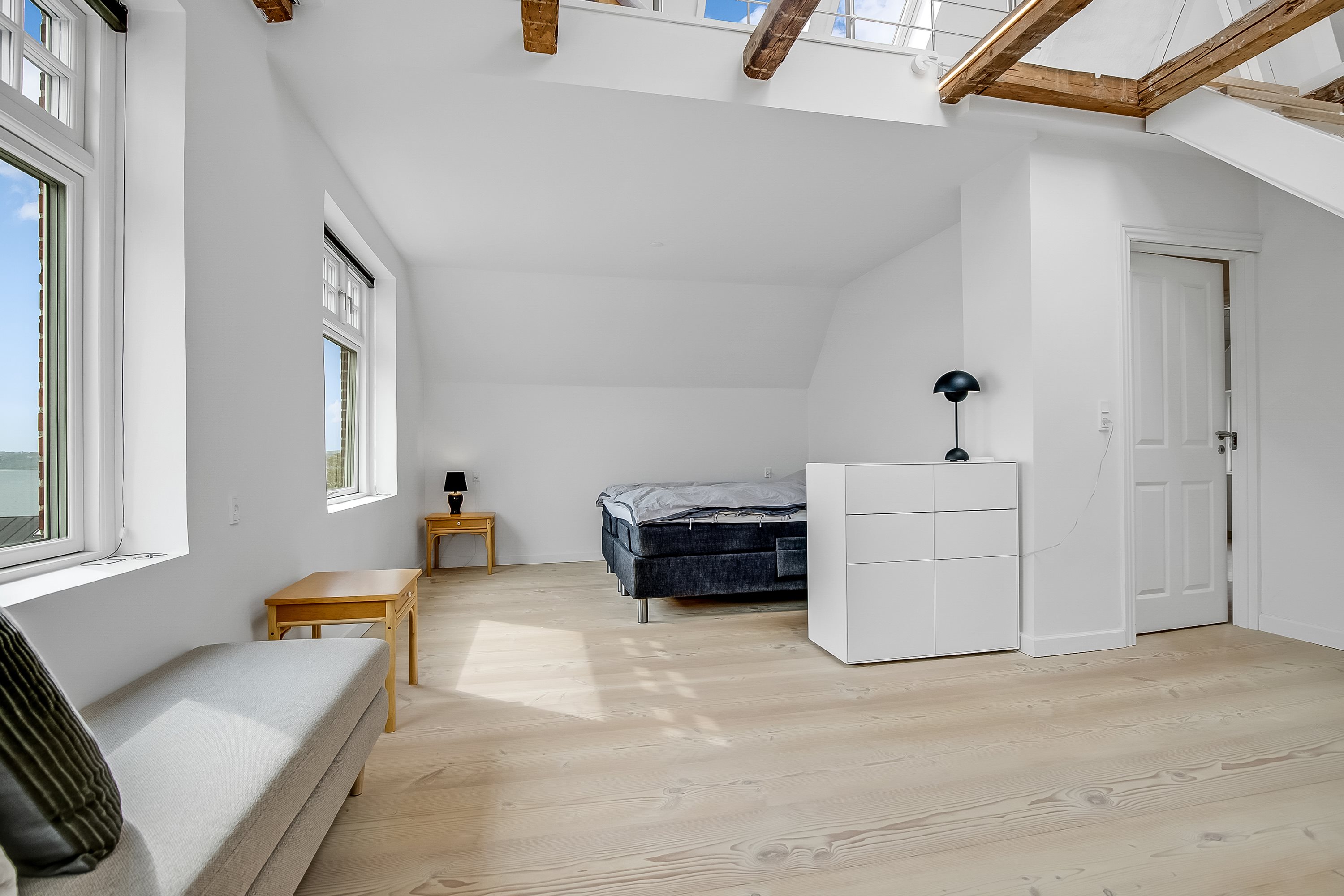Fremhævet soveværelse billede i fuldskærmstilstand. Billede af Fjordvej 83, Strandhuse, 6000 Kolding