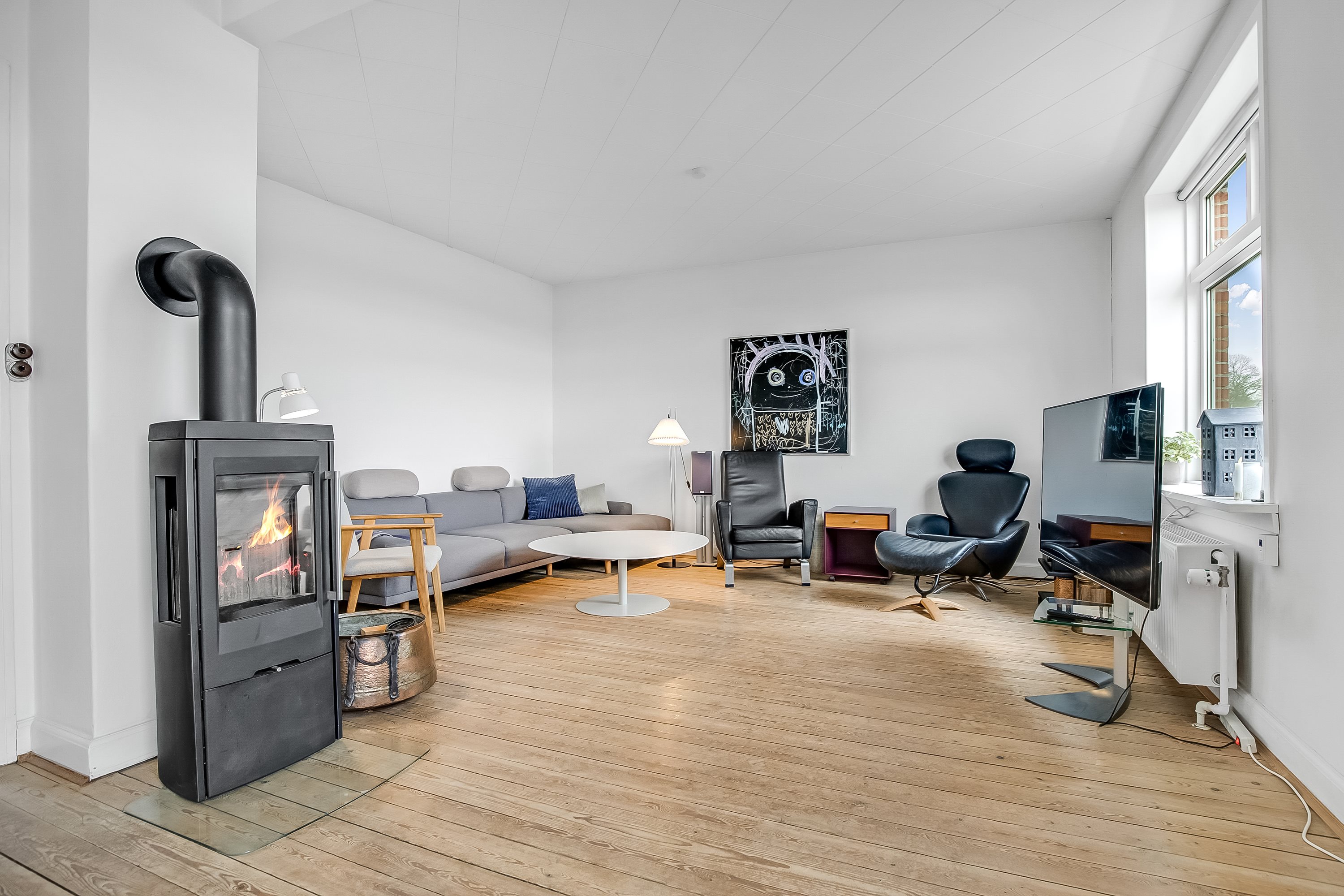 Fremhævet stue billede i fuldskærmstilstand. Billede af Fjordvej 83, Strandhuse, 6000 Kolding