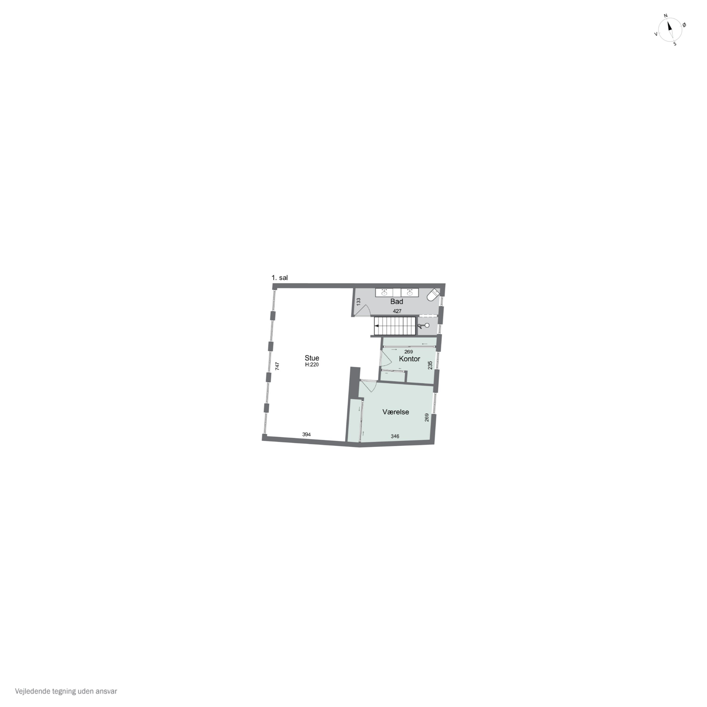 Plantegninger billede af Slotsgade 37, 4200 Slagelse