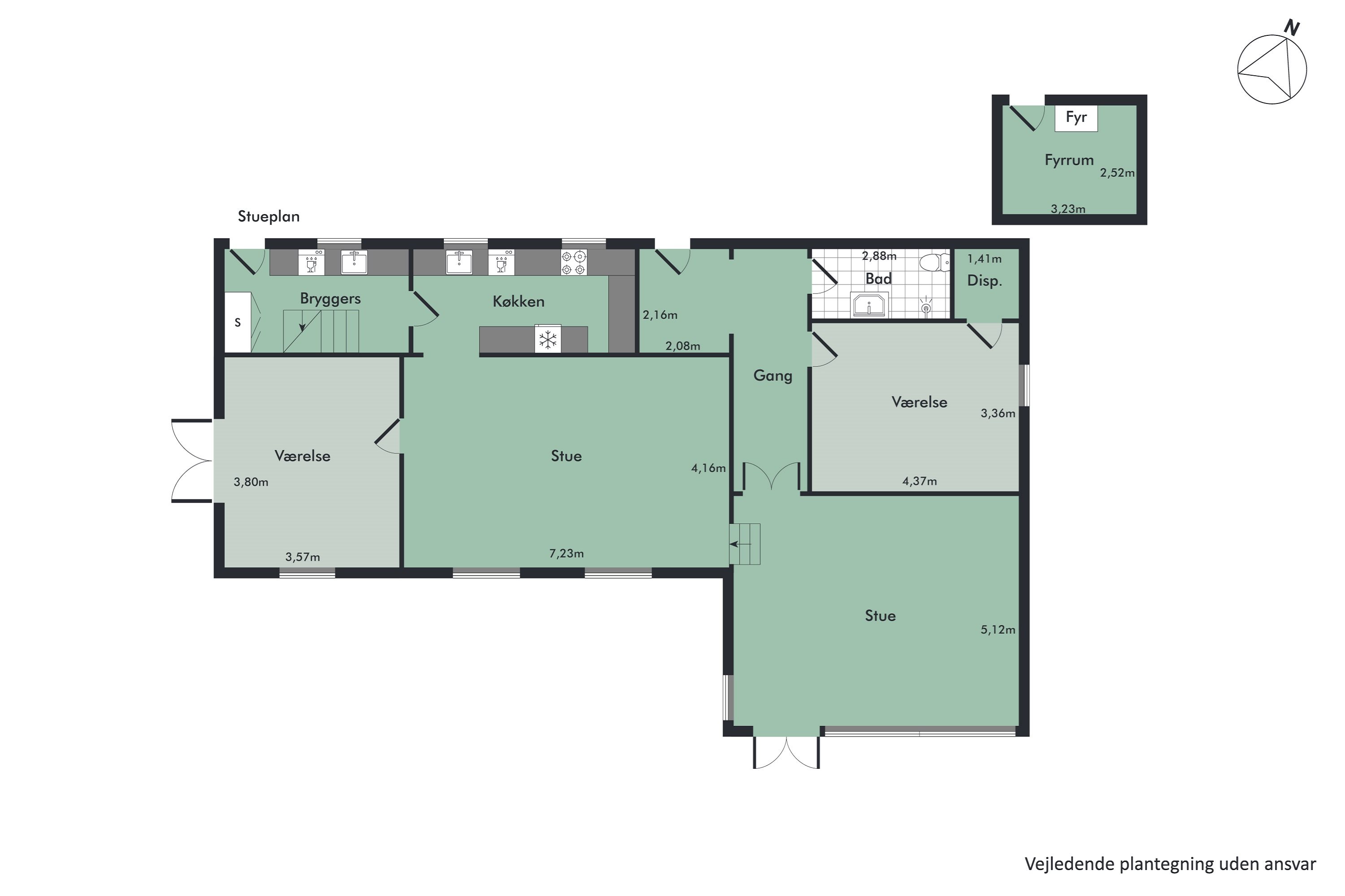 Plantegninger billede af Andrupvej 12, 9500 Hobro