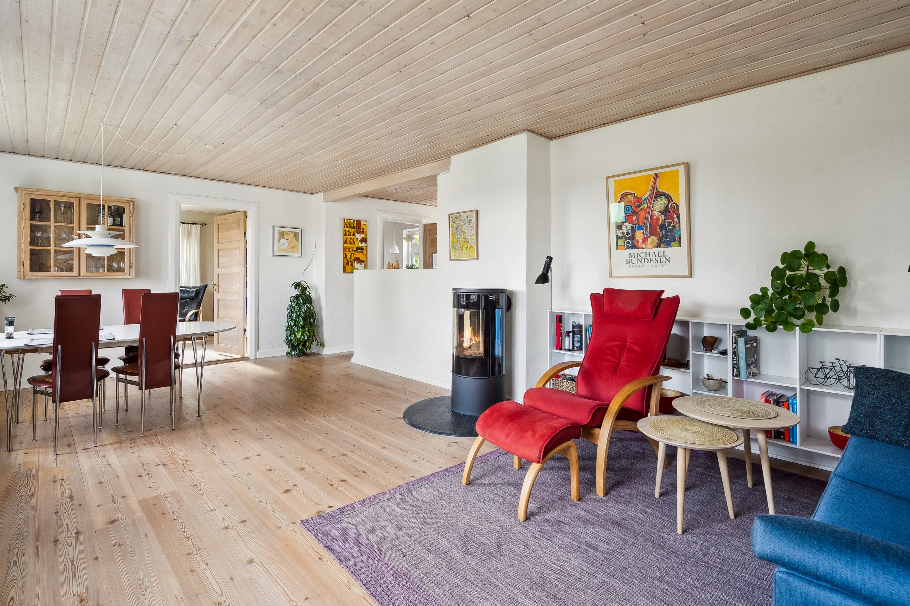 Fremhævet stue billede i fuldskærmstilstand. Billede af Andrupvej 12, 9500 Hobro