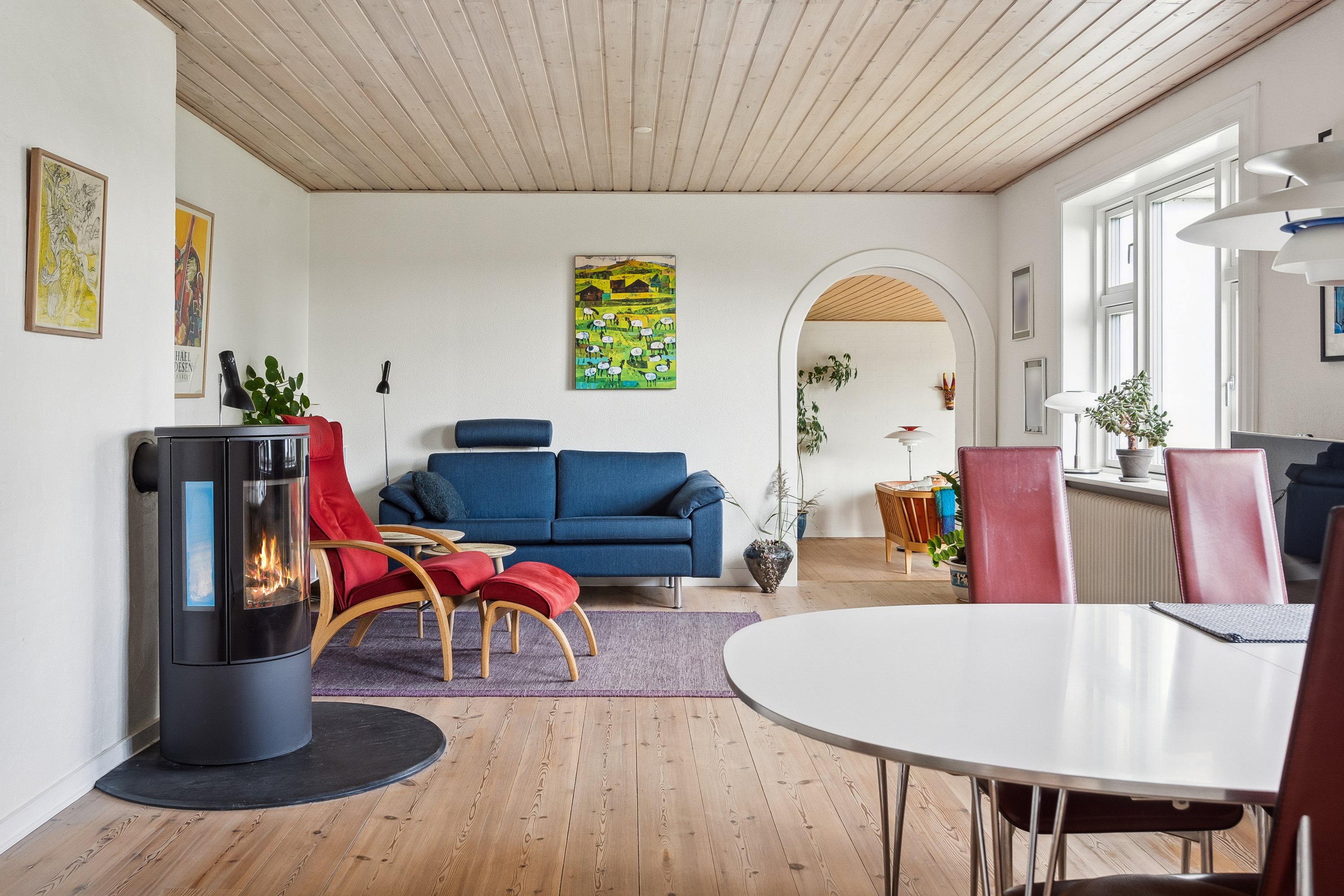 Fremhævet stue billede i fuldskærmstilstand. Billede af Andrupvej 12, 9500 Hobro