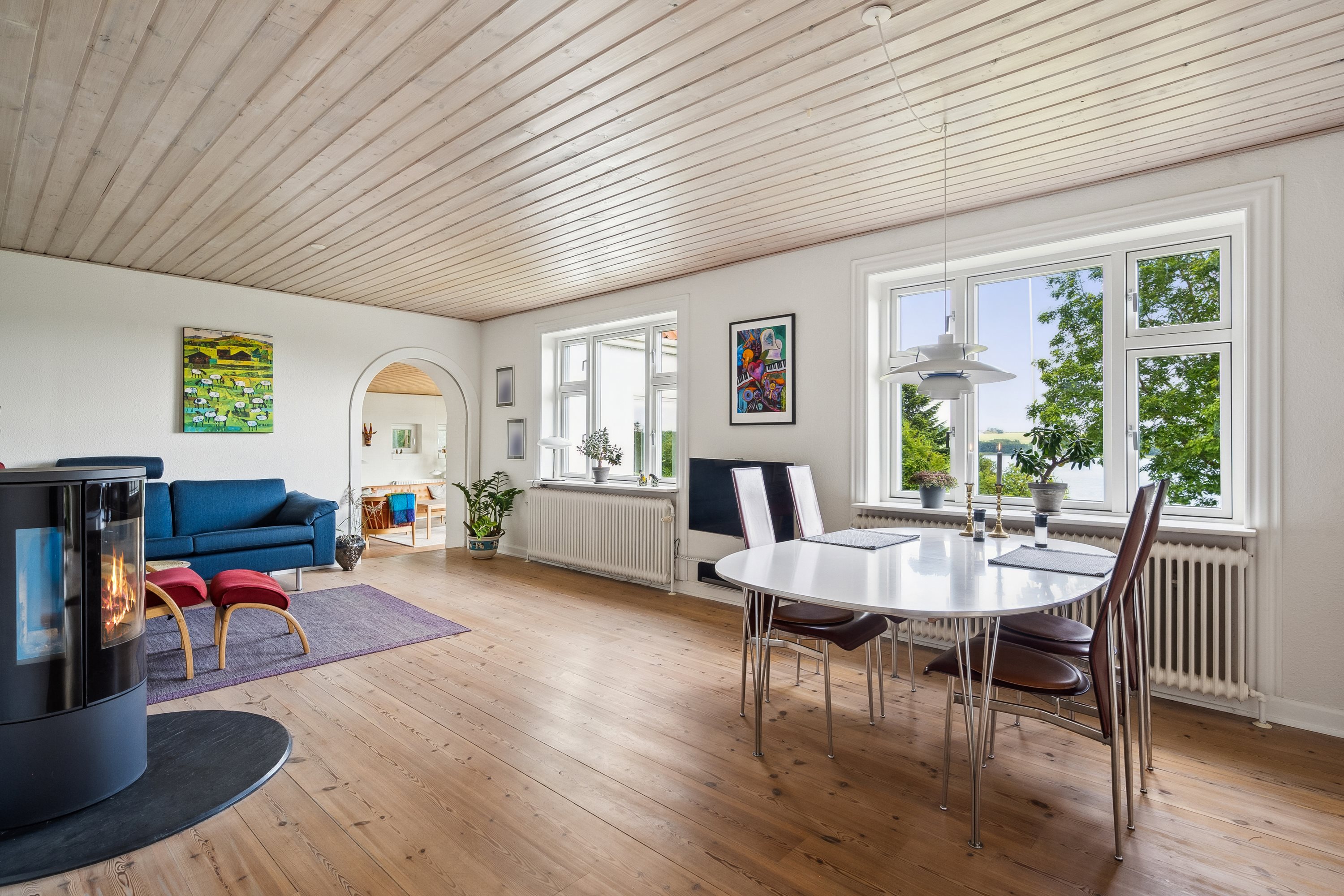 Fremhævet stue billede i fuldskærmstilstand. Billede af Andrupvej 12, 9500 Hobro