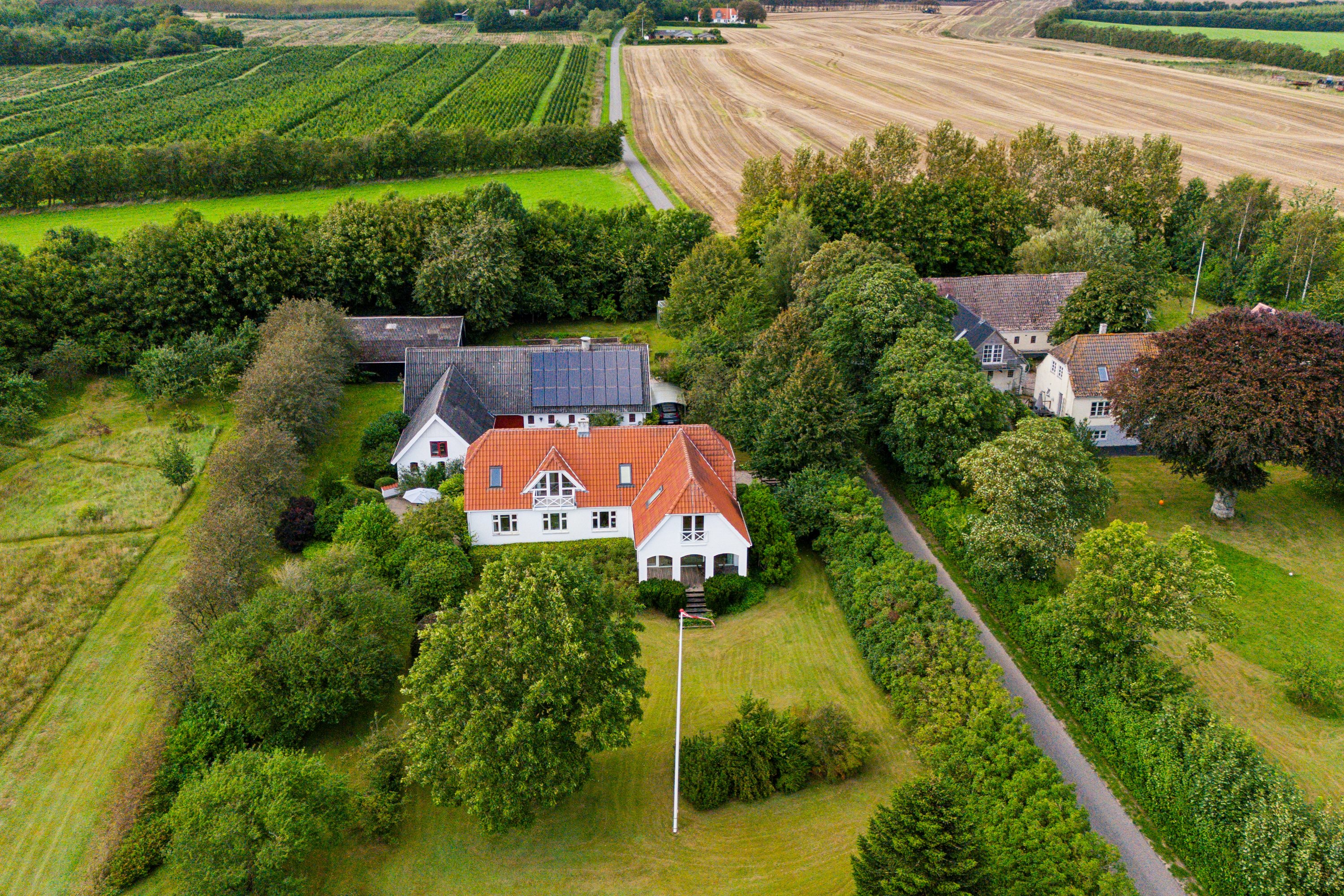 Fremhævet luftfoto billede i fuldskærmstilstand. Billede af Andrupvej 12, 9500 Hobro