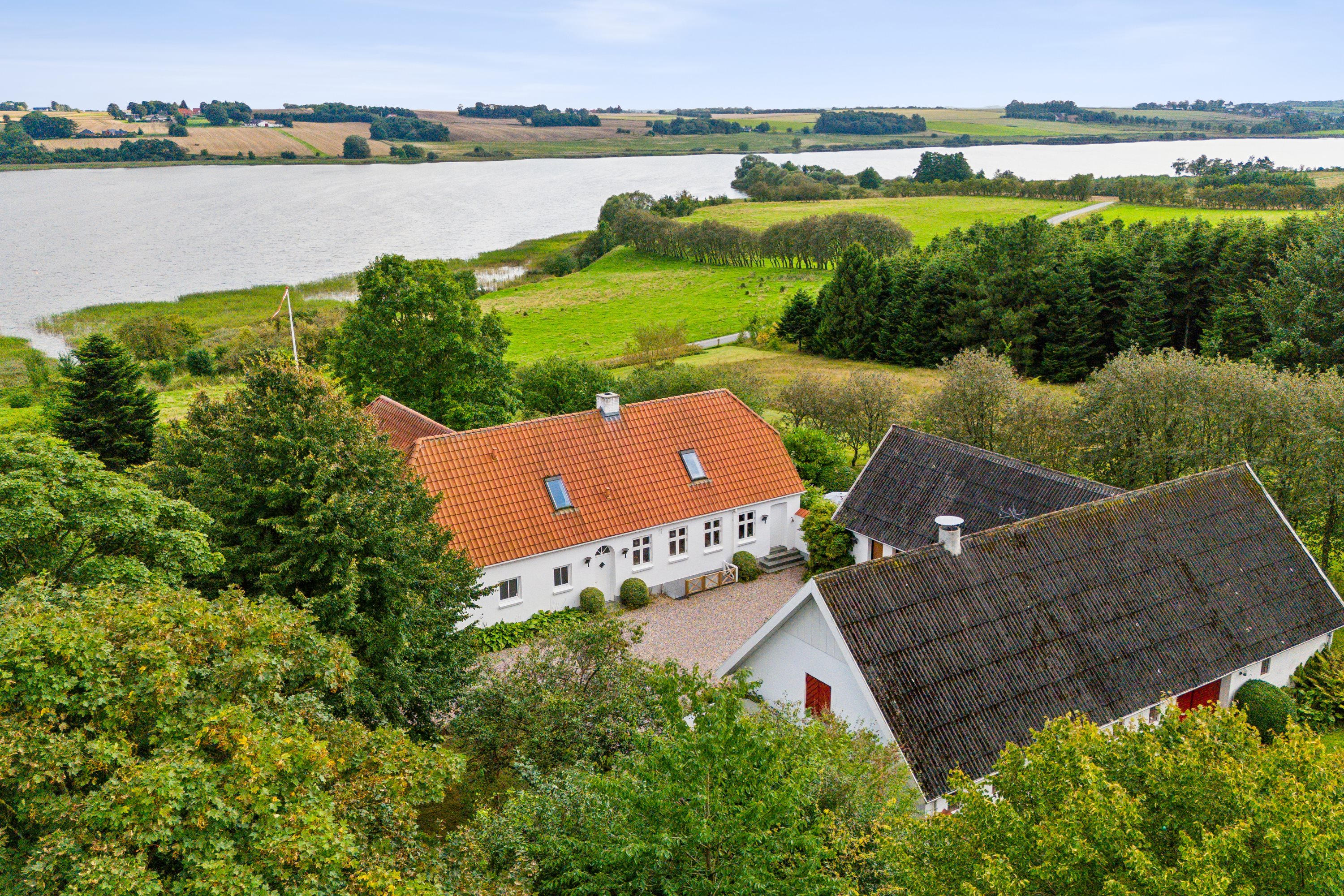 Fremhævet luftfoto billede i fuldskærmstilstand. Billede af Andrupvej 12, 9500 Hobro