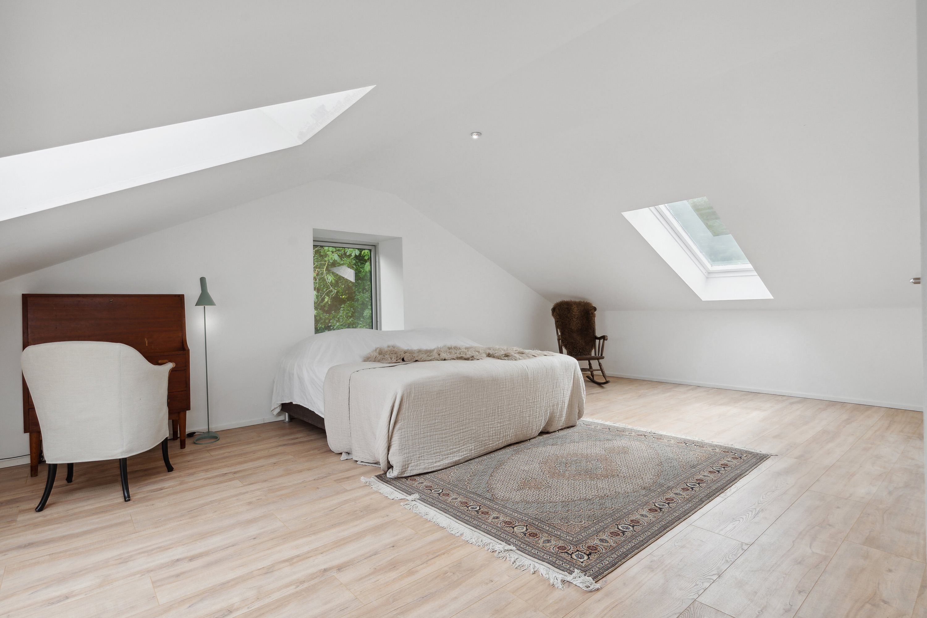 Fremhævet soveværelse billede i fuldskærmstilstand. Billede af Bellemøllebanke 14, Belle, 7140 Stouby