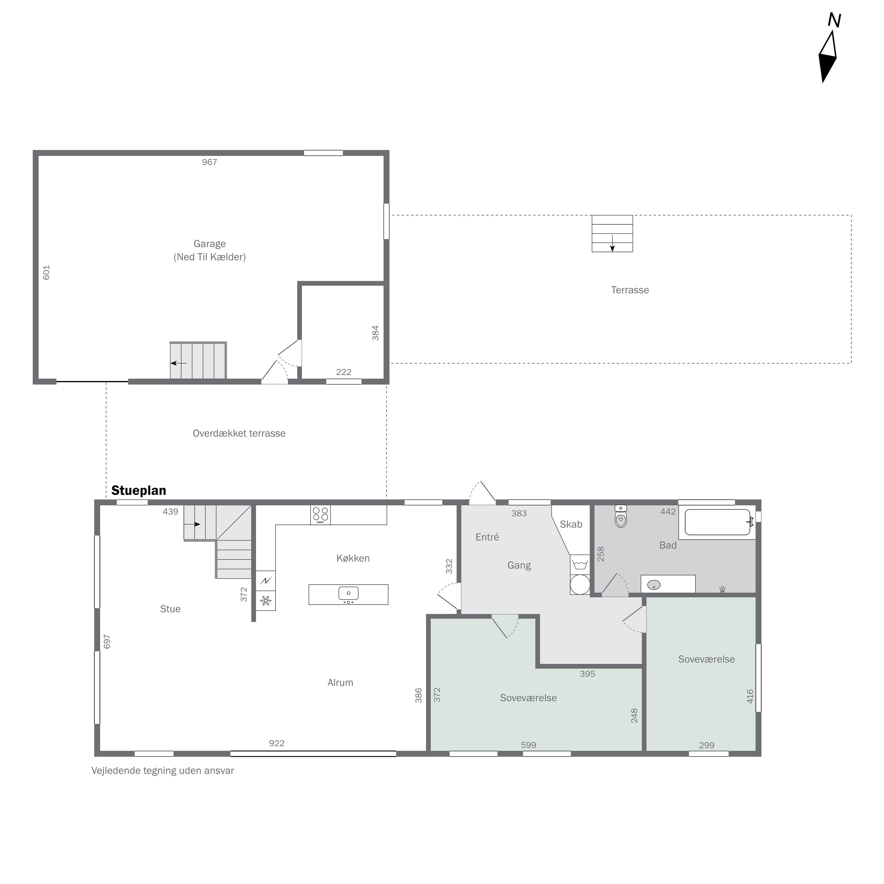 Plantegninger billede af Bellemøllebanke 14, Belle, 7140 Stouby