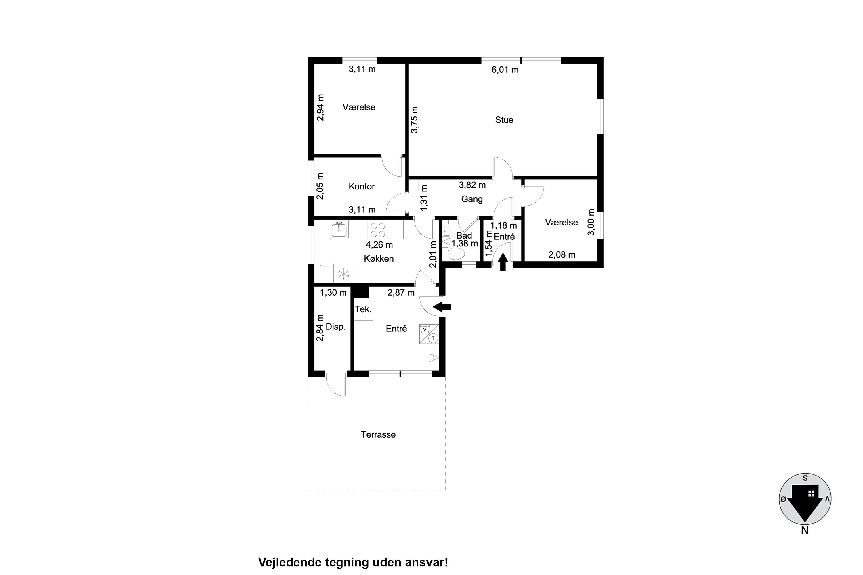 Plantegninger billede af Gærumvej 78, 9900 Frederikshavn