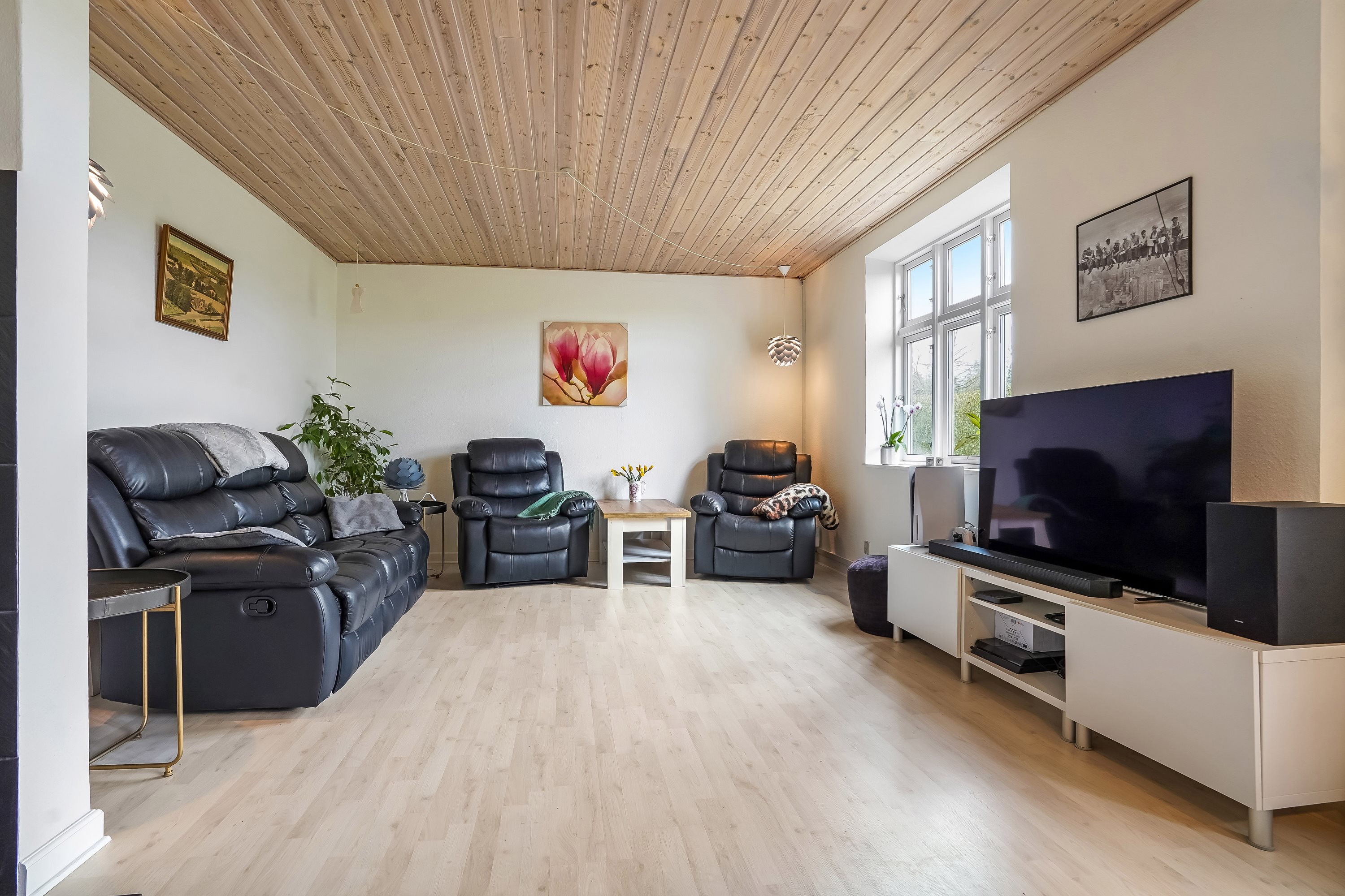 Fremhævet stue billede i fuldskærmstilstand. Billede af Sortenkærvej 40, Gadsbølle, 5492 Vissenbjerg