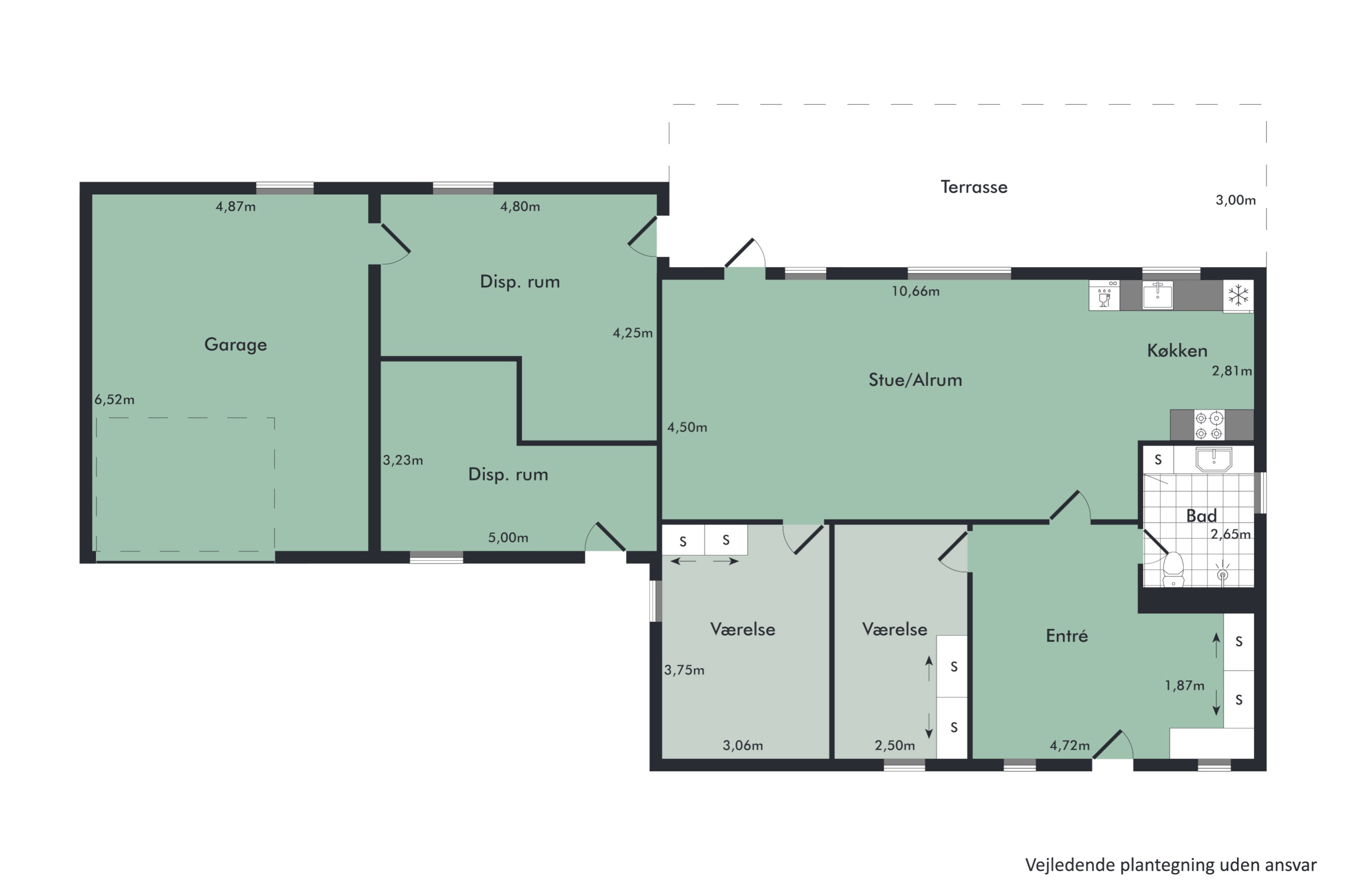 Plantegninger billede af Udsigten 2, Ravnkilde, 9610 Nørager