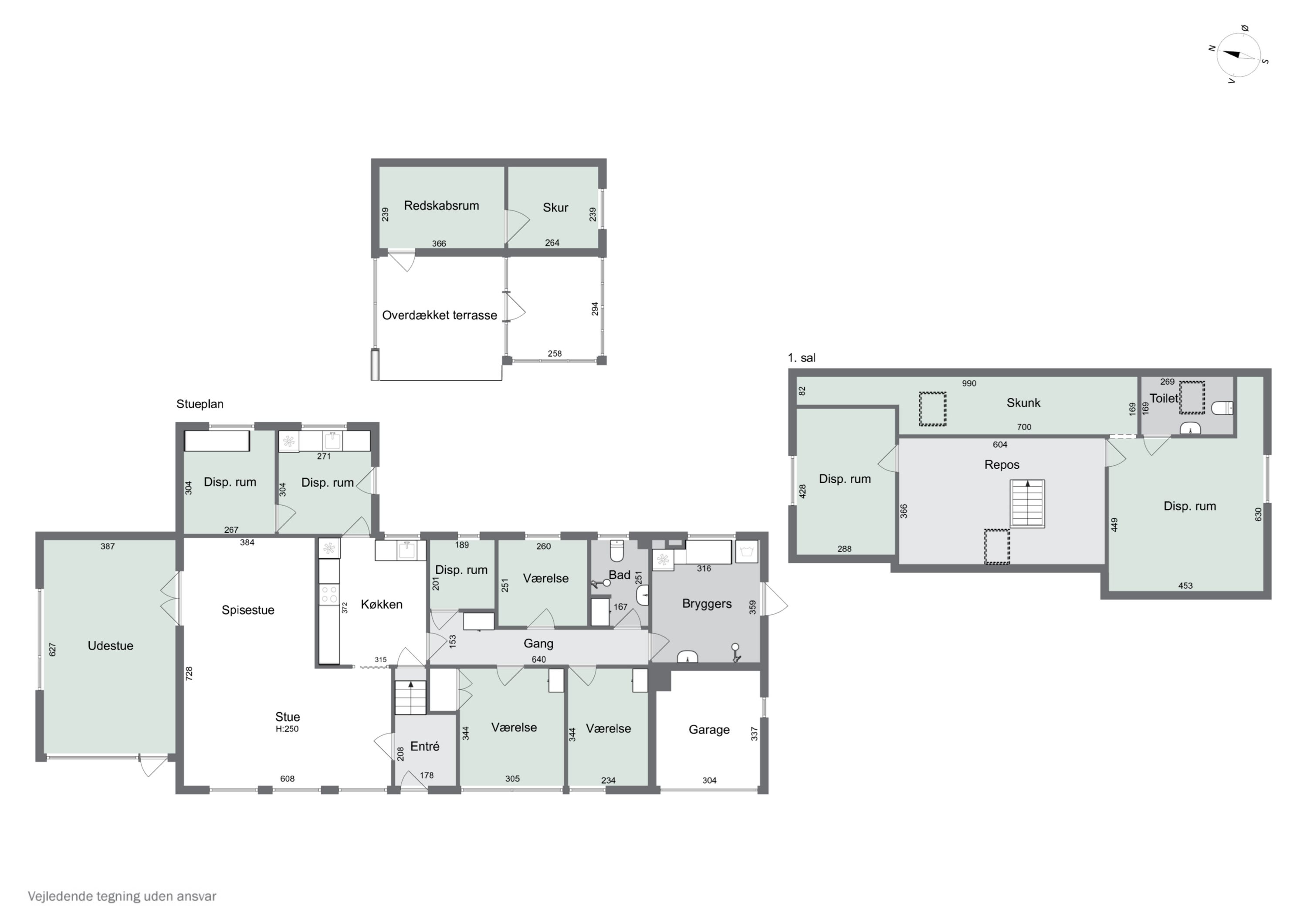 Plantegninger billede af Tøndervej 42, Smedebymark, 6340 Kruså
