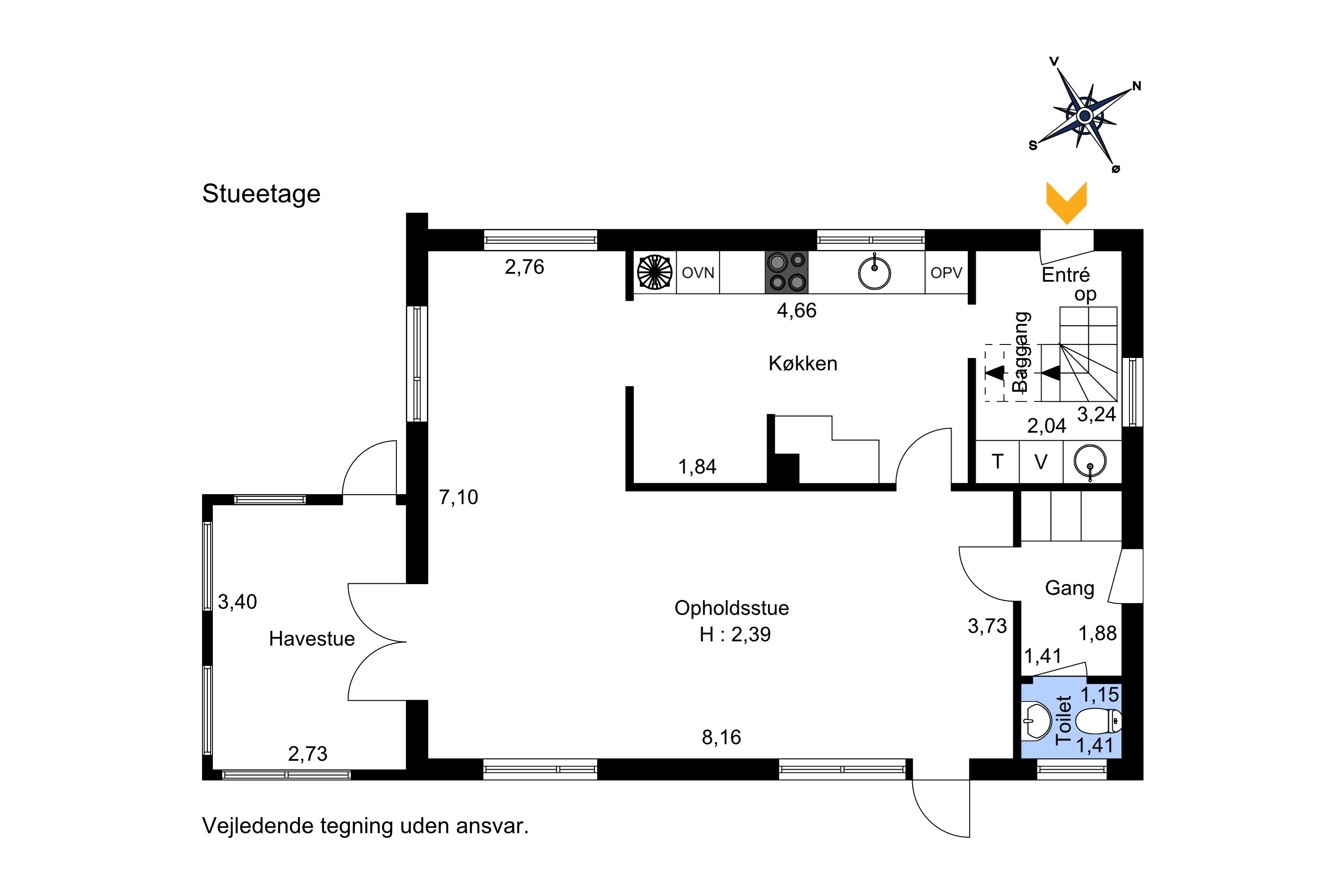 Plantegninger billede af Bogfinkevej 59, Stenum, 9700 Brønderslev