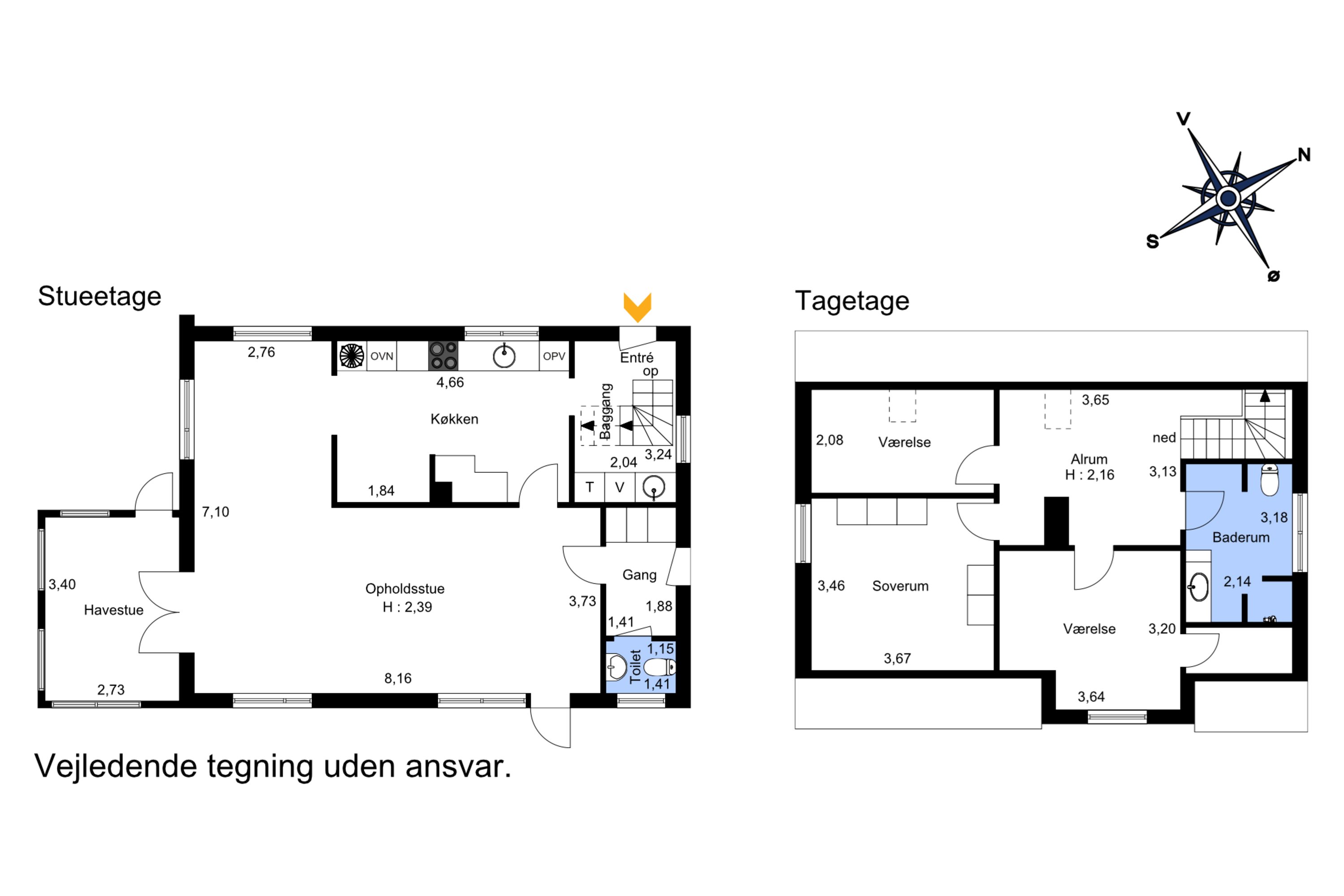 Plantegninger billede af Bogfinkevej 59, Stenum, 9700 Brønderslev