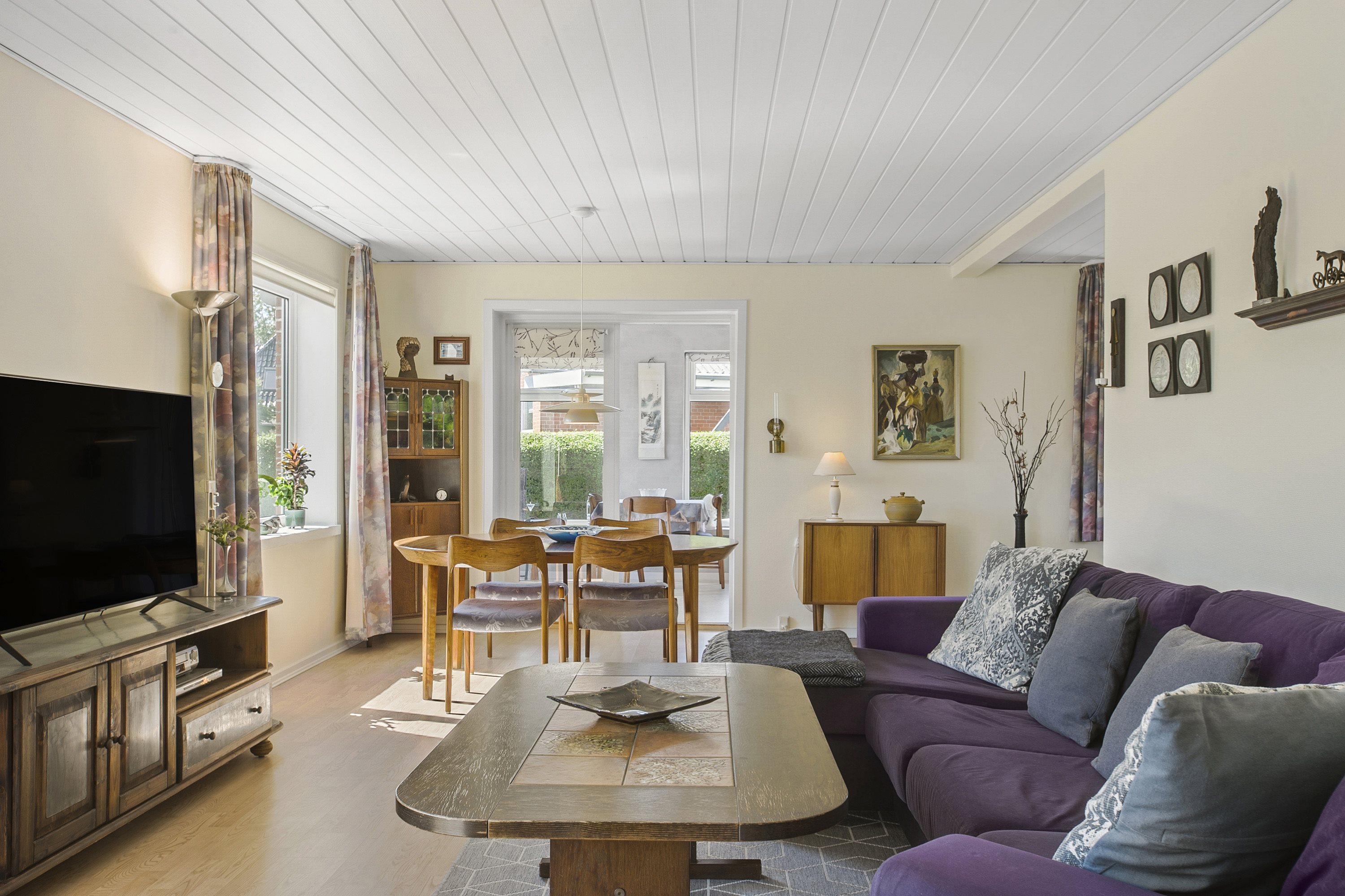 Fremhævet stue billede i fuldskærmstilstand. Billede af Bogfinkevej 59, Stenum, 9700 Brønderslev