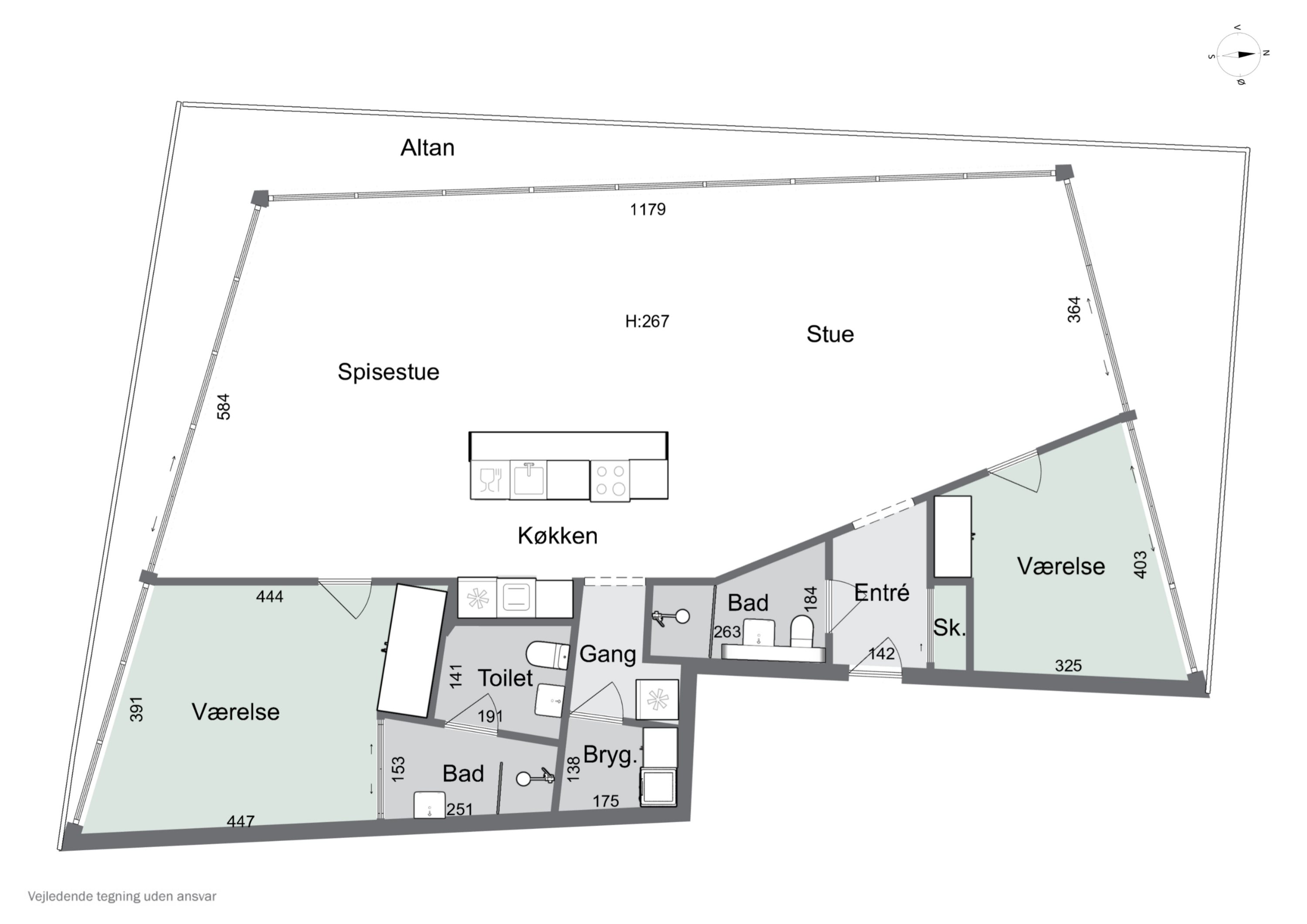 Plantegninger billede af Islands Brygge 83A, 6., 2300 København S