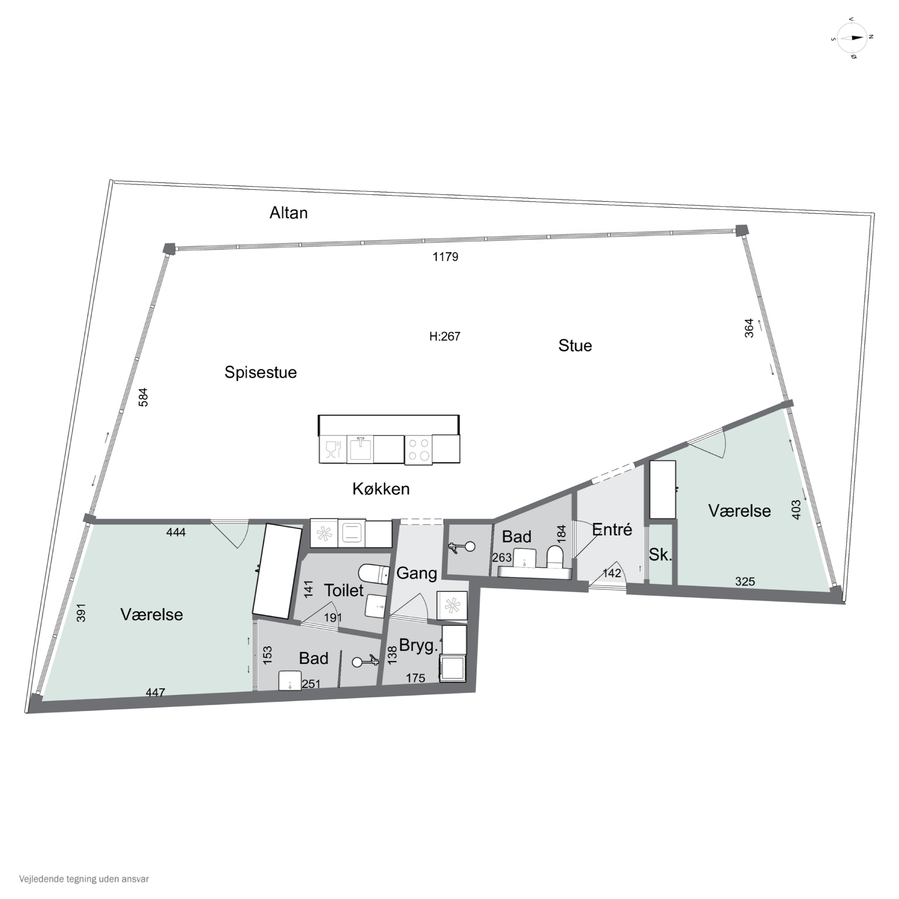 Plantegninger billede af Islands Brygge 83A, 6., 2300 København S