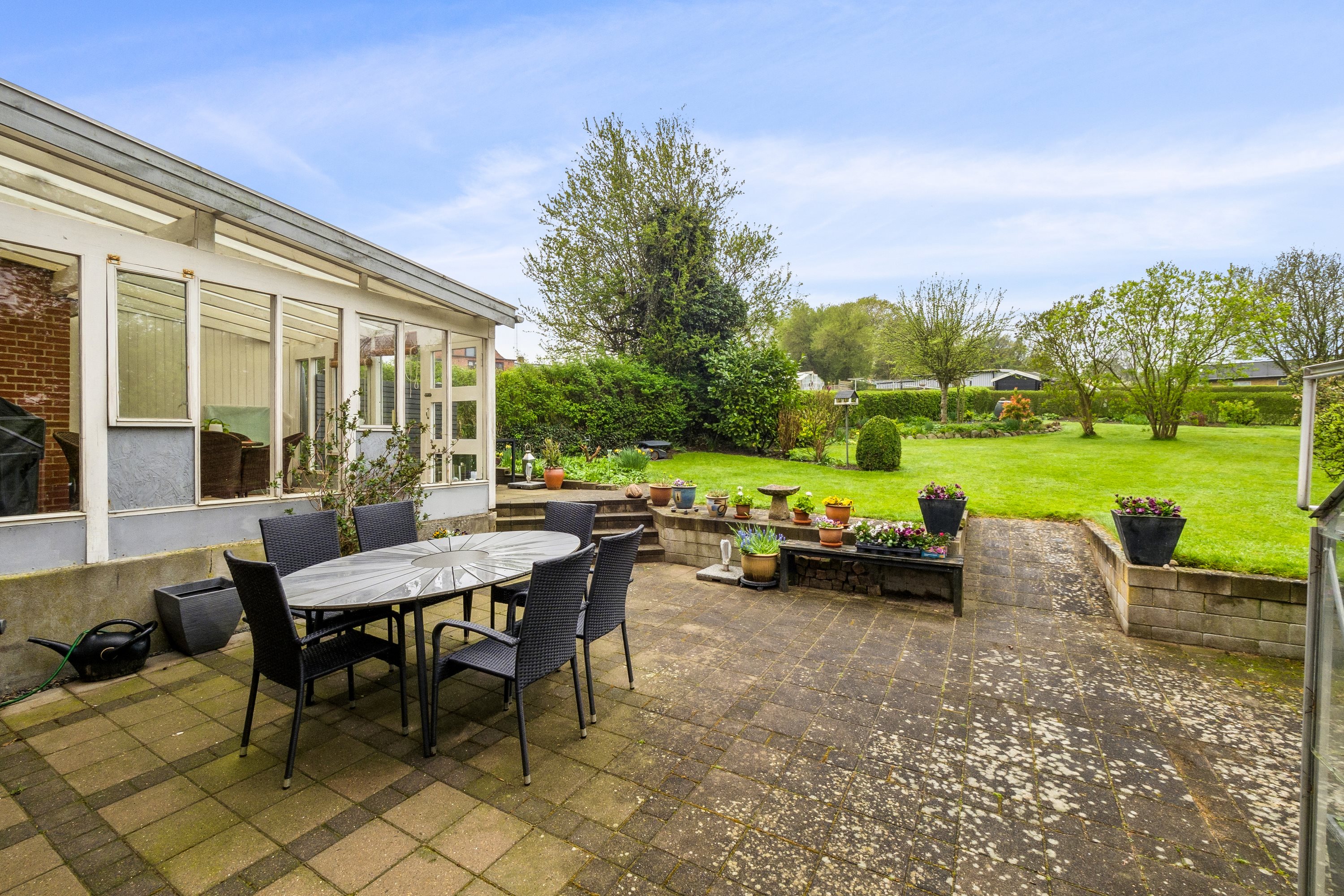 Fremhævet terrasse billede i fuldskærmstilstand. Billede af Resenvej 53, 7800 Skive