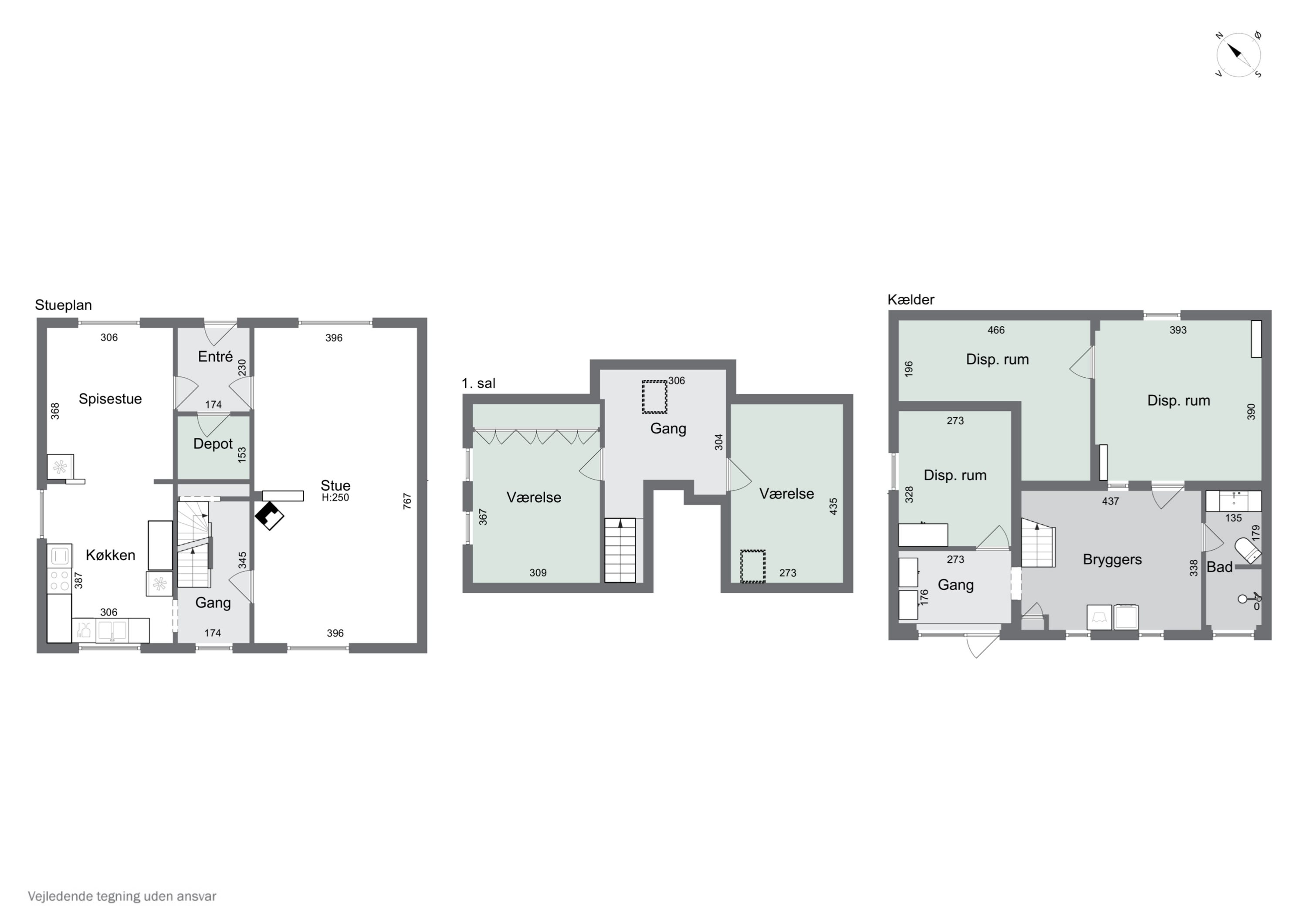 Plantegninger billede af Skærumvej 6, Lendum, 9870 Sindal