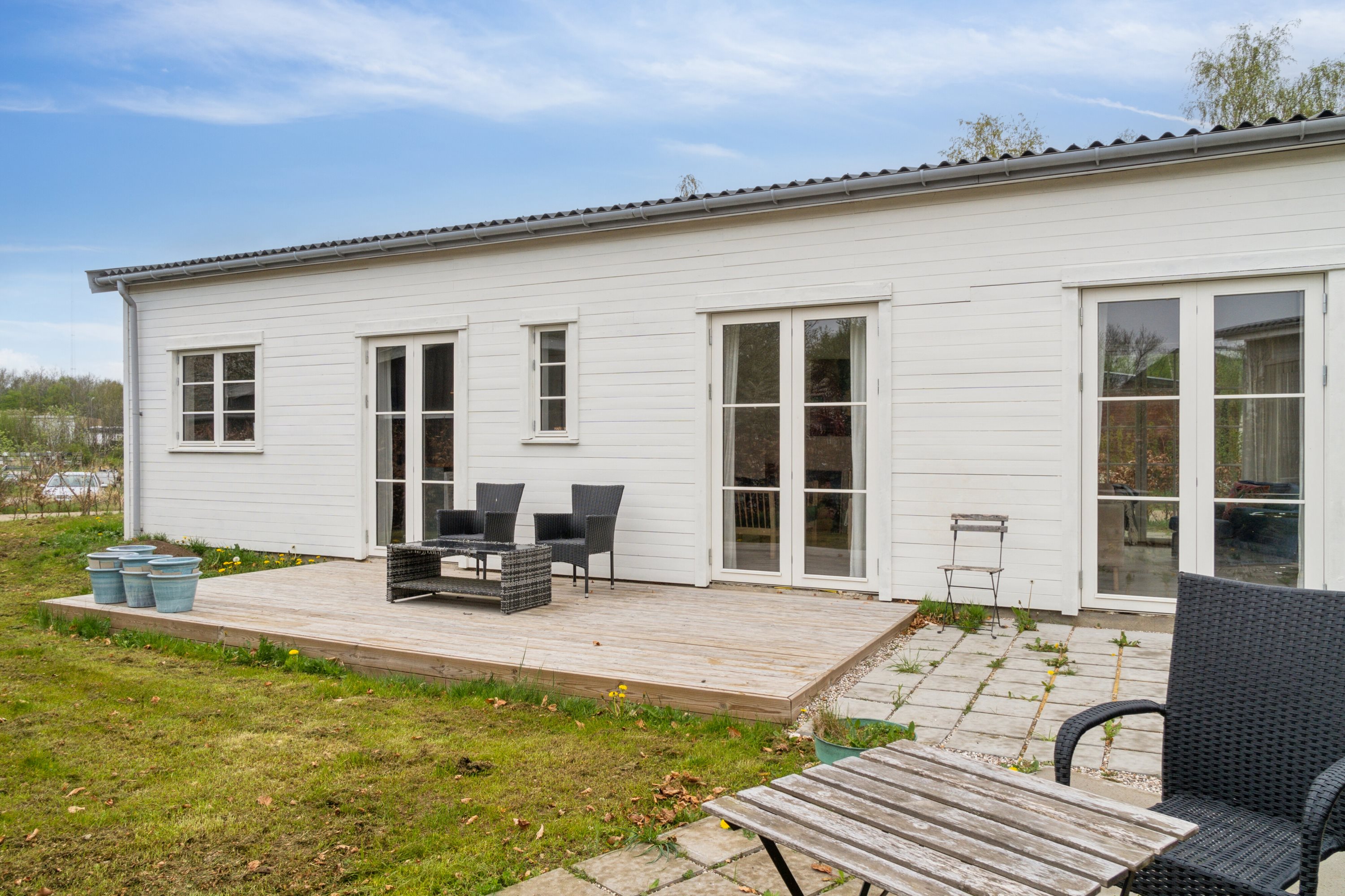 Fremhævet set fra haven billede i fuldskærmstilstand. Billede af Tirsdagsengen 19, 3400 Hillerød