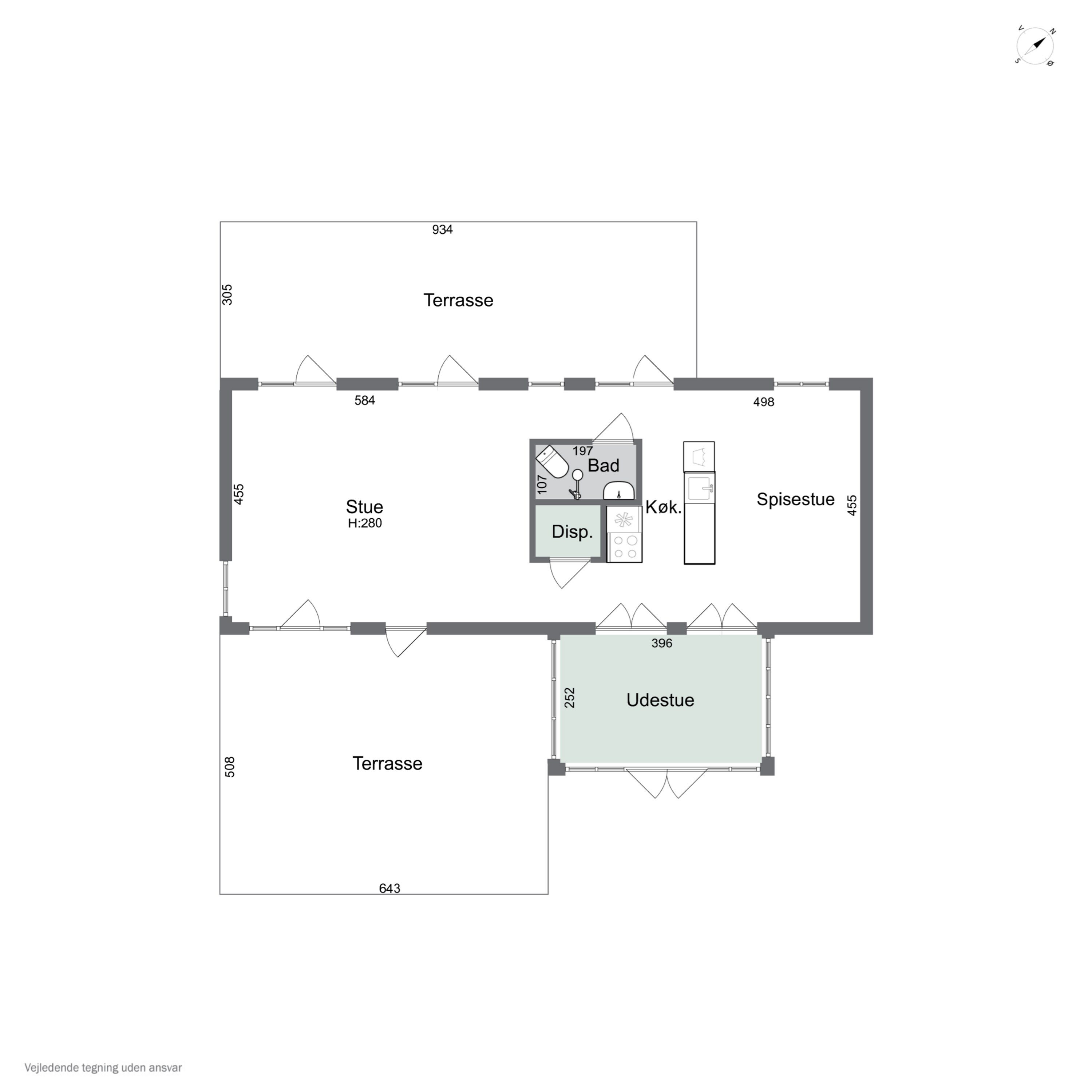 Plantegninger billede af Tirsdagsengen 19, 3400 Hillerød