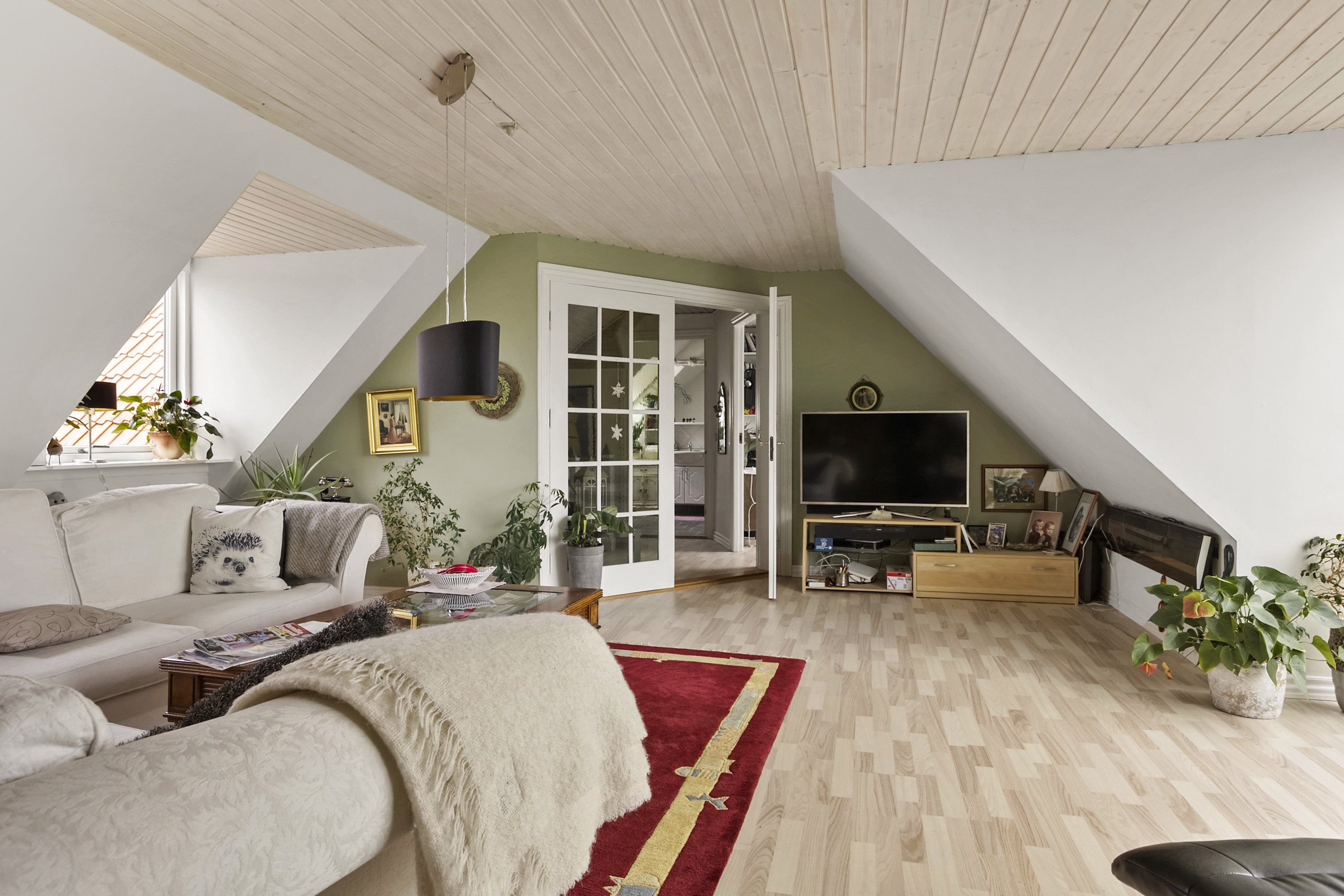 Fremhævet stue billede i fuldskærmstilstand. Billede af Borgmesterløkken 21, 6200 Aabenraa