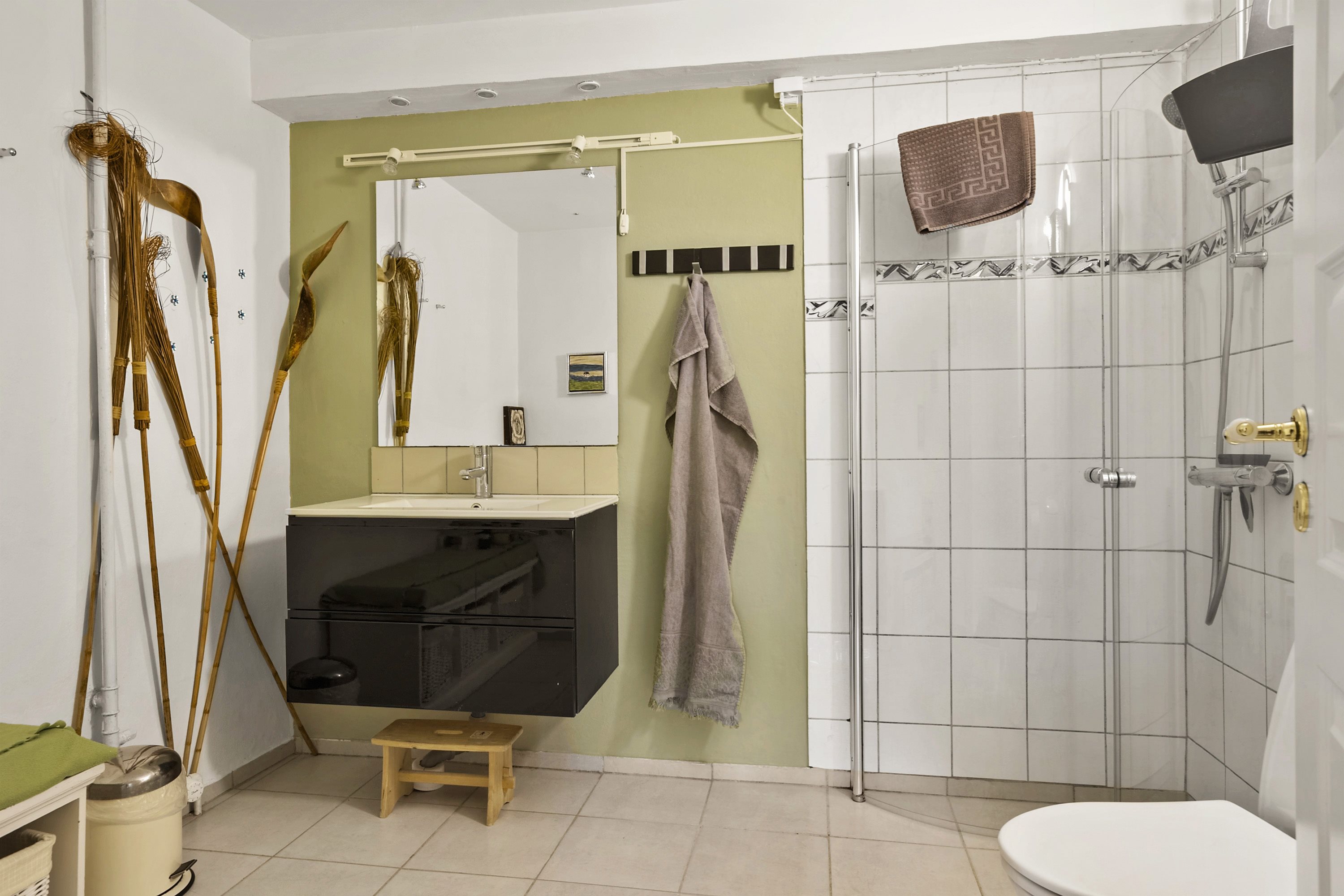 Fremhævet badeværelse billede i fuldskærmstilstand. Billede af Borgmesterløkken 21, 6200 Aabenraa