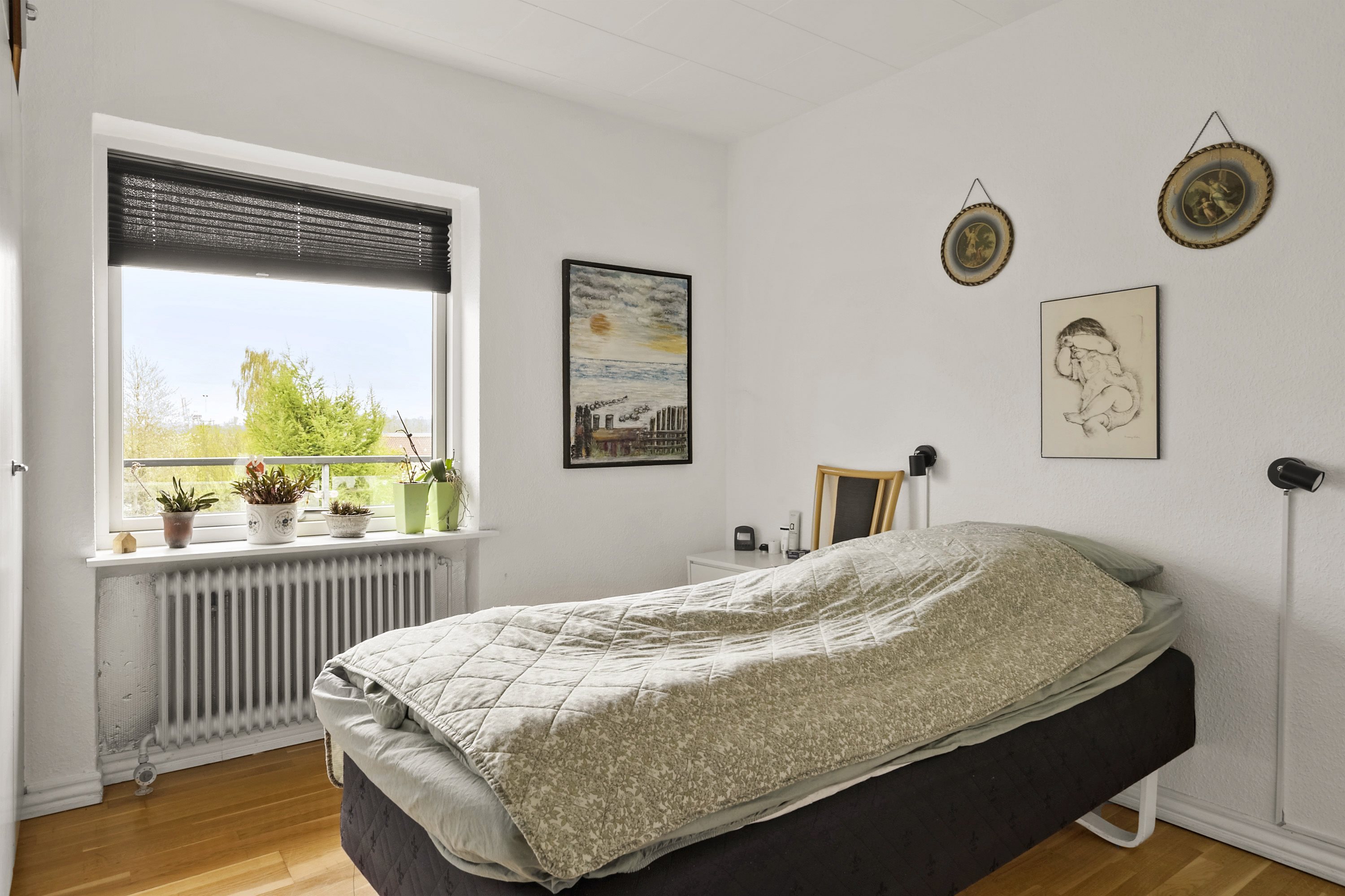 Fremhævet soveværelse billede i fuldskærmstilstand. Billede af Borgmesterløkken 21, 6200 Aabenraa