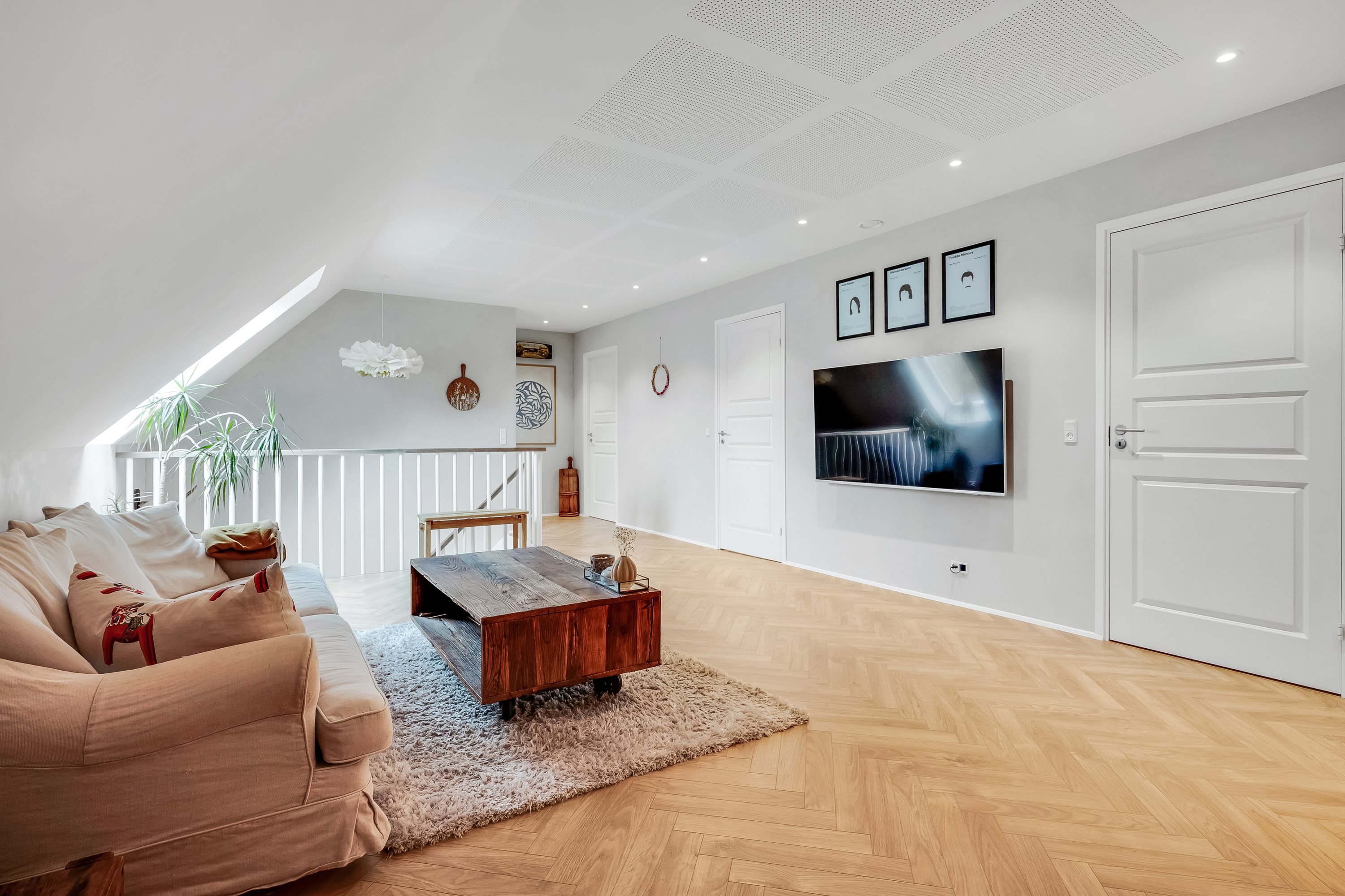 Villa: Stue på Tujavej 18, Mejdal, 7500 Holstebro