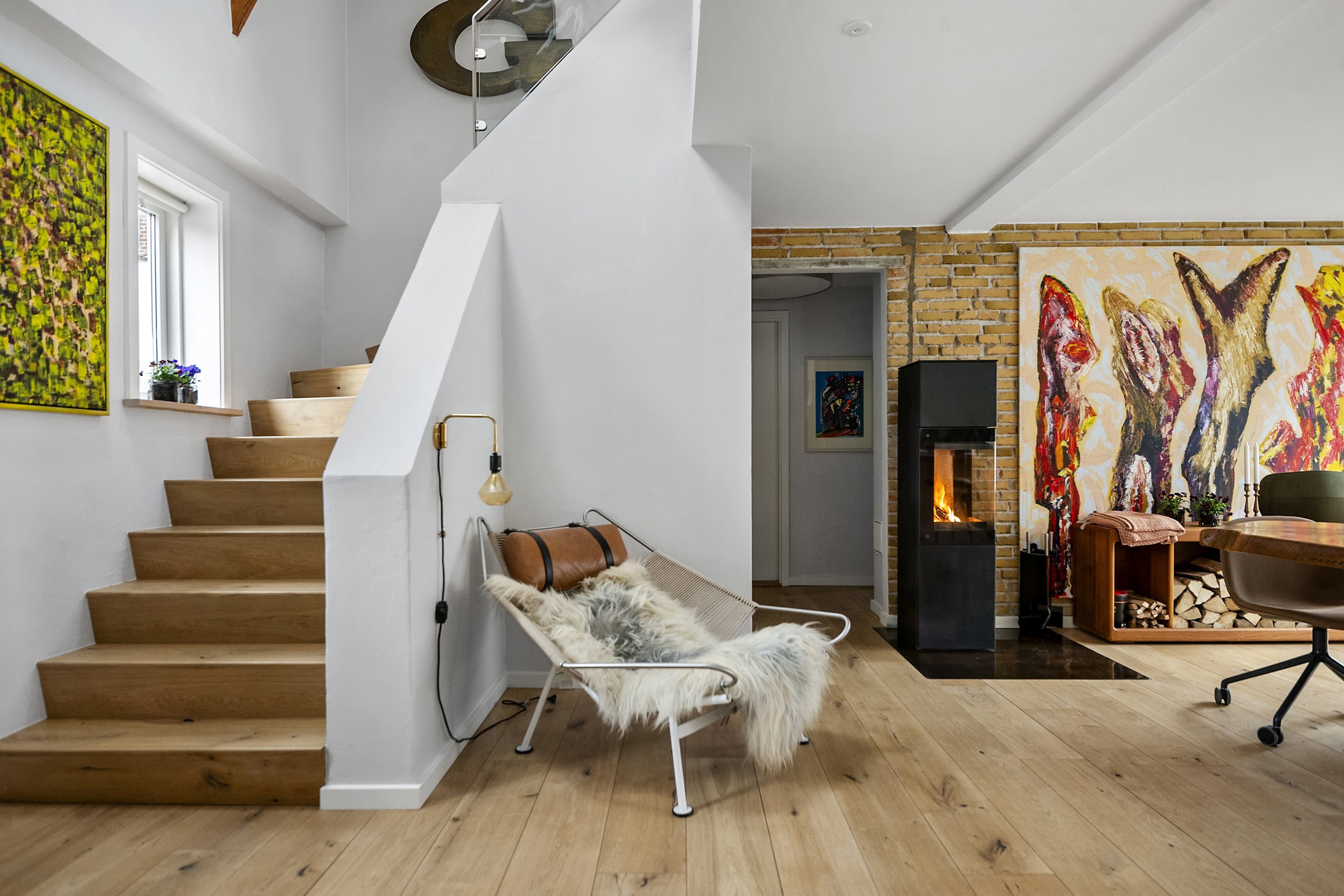 Fremhævet stue billede i fuldskærmstilstand. Billede af Rosensgade 89C, 8300 Odder