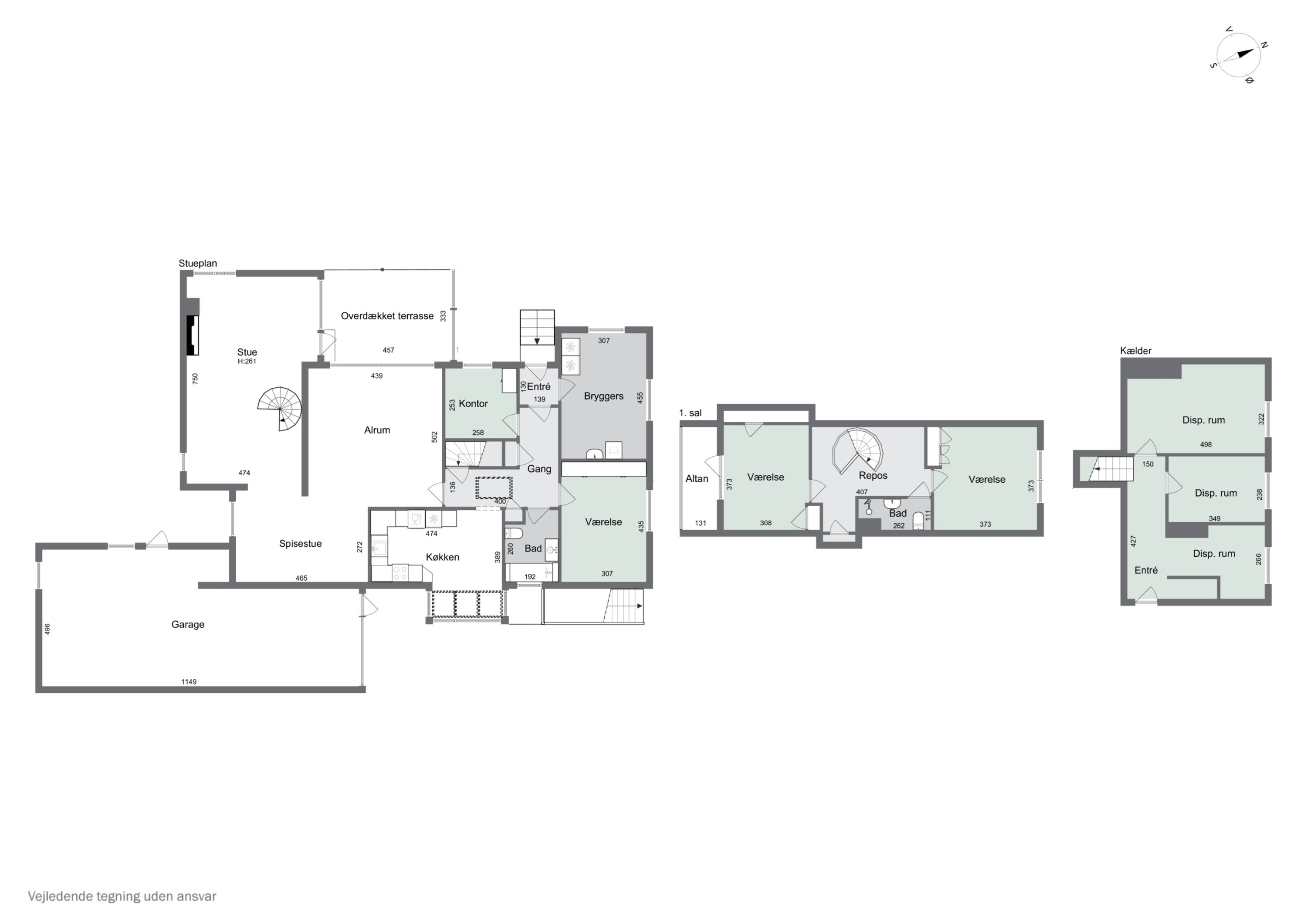 Plantegninger billede af Lindevej 9, Mosbjerg, 9870 Sindal