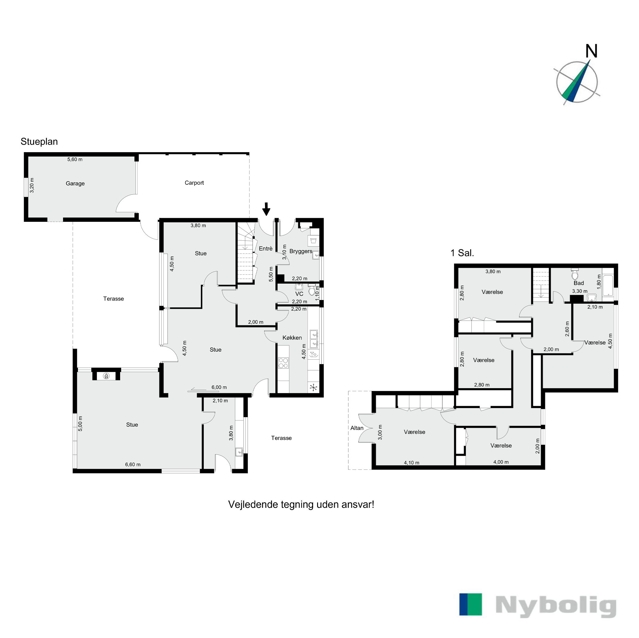 Plantegninger billede af Næsset 24, 8660 Skanderborg