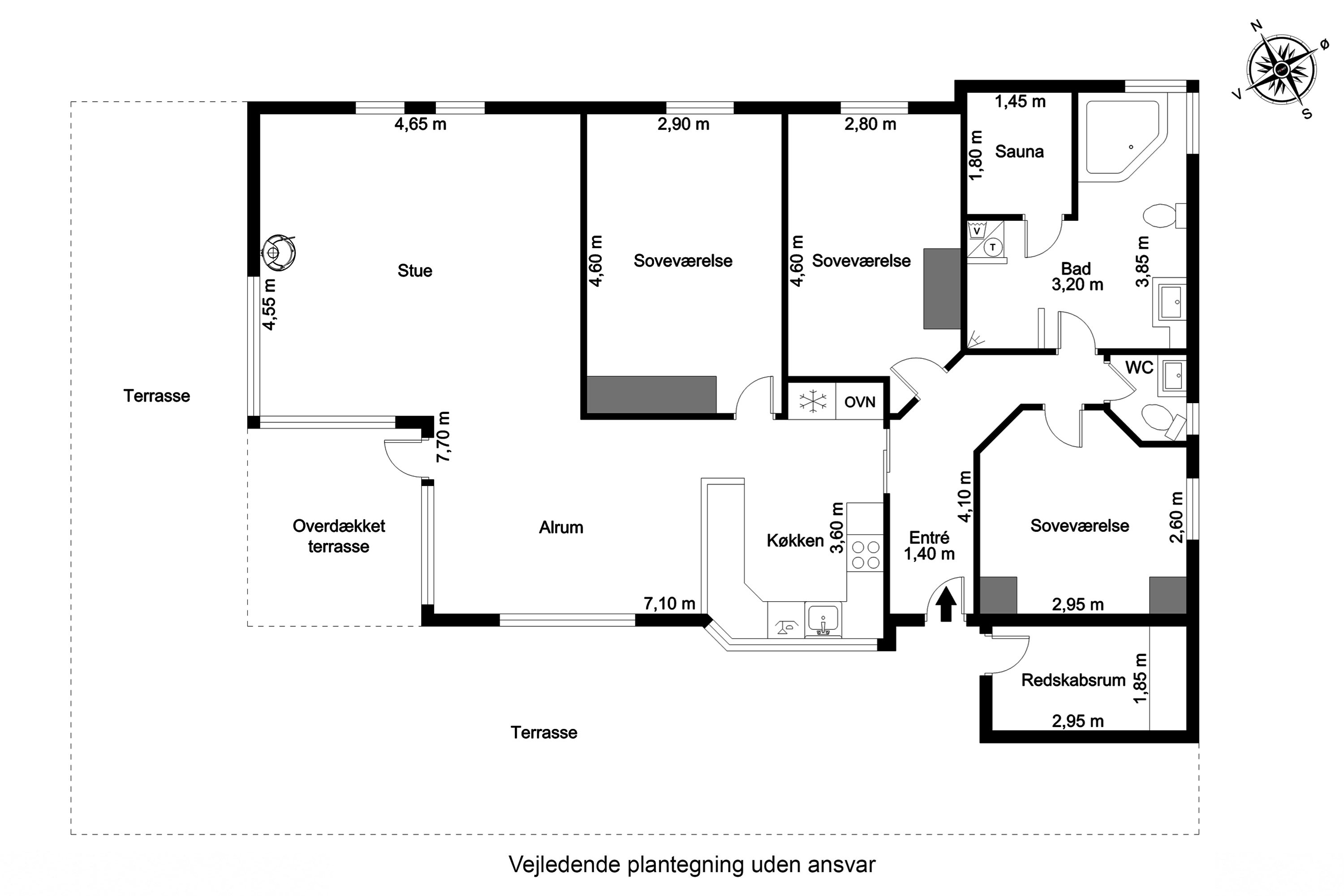 Plantegninger billede af Torpet 98, 6682 Hovborg
