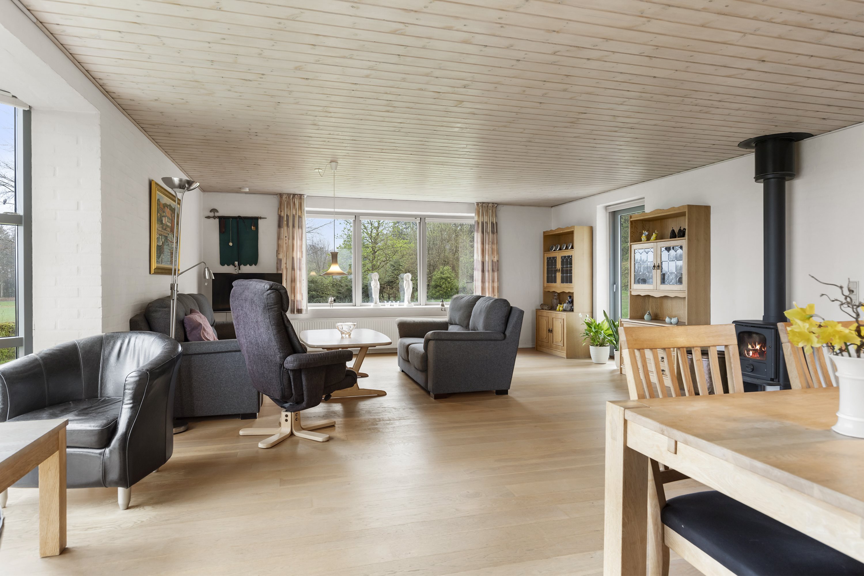 Fremhævet stue billede i fuldskærmstilstand. Billede af Bjergevej 125, Ilbjerge, 9800 Hjørring