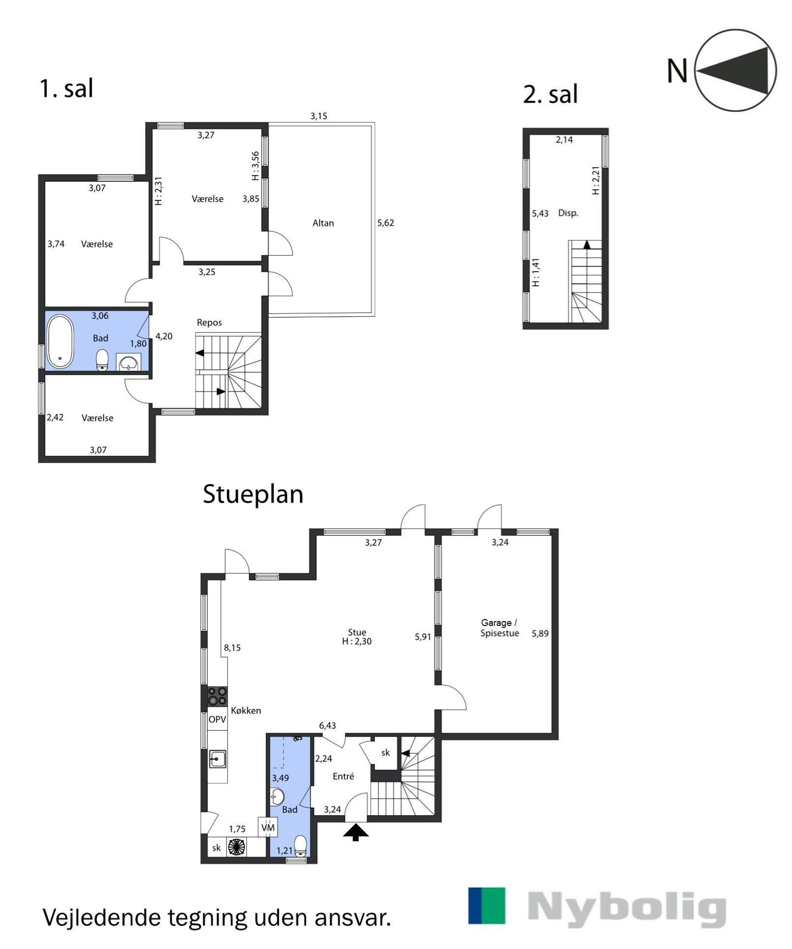 Plantegninger billede af Dalsgaardsvej 24, 2930 Klampenborg