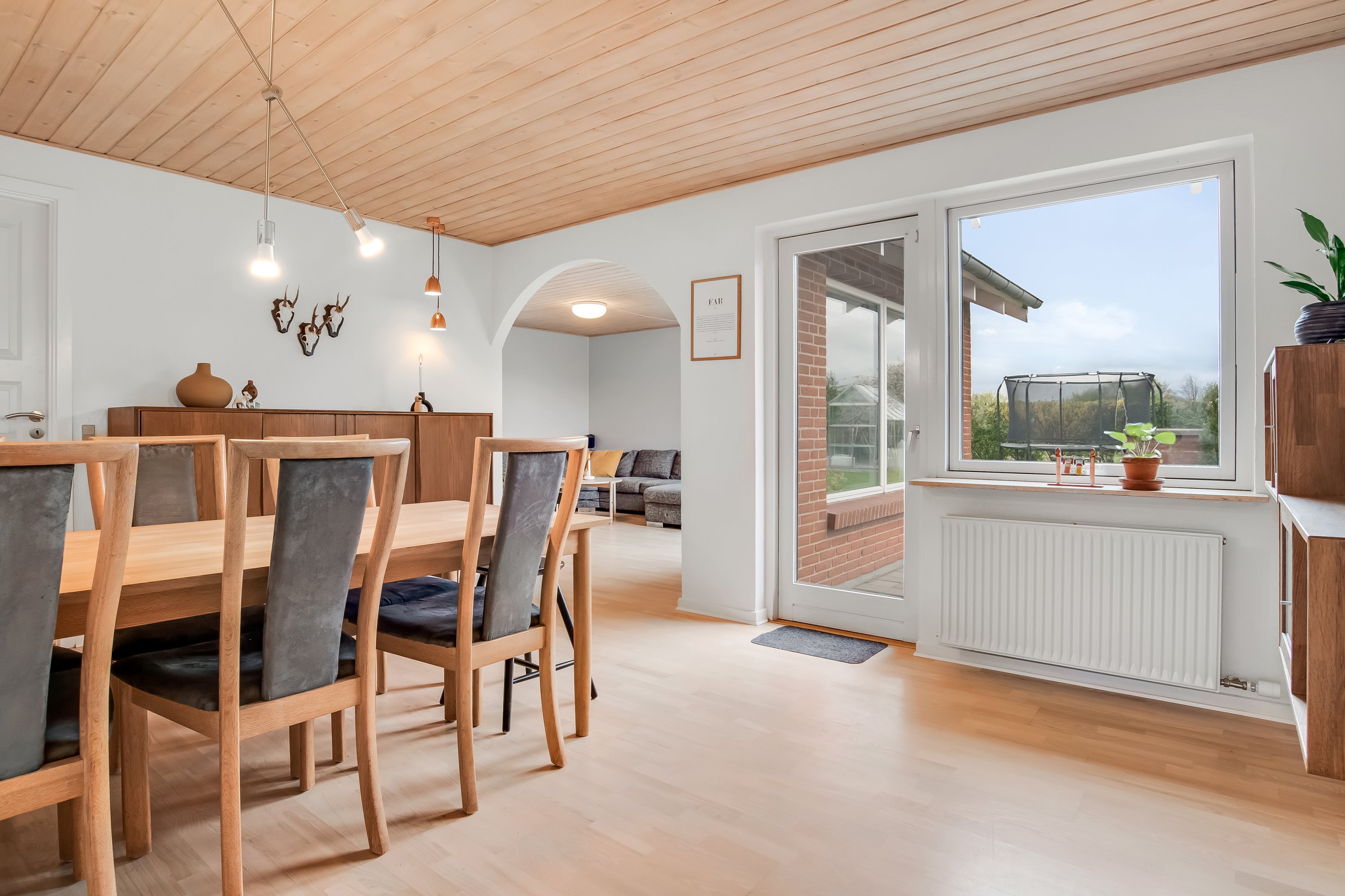 Fremhævet spisestue billede i fuldskærmstilstand. Billede af Knud Aggers Vej 61, 7500 Holstebro