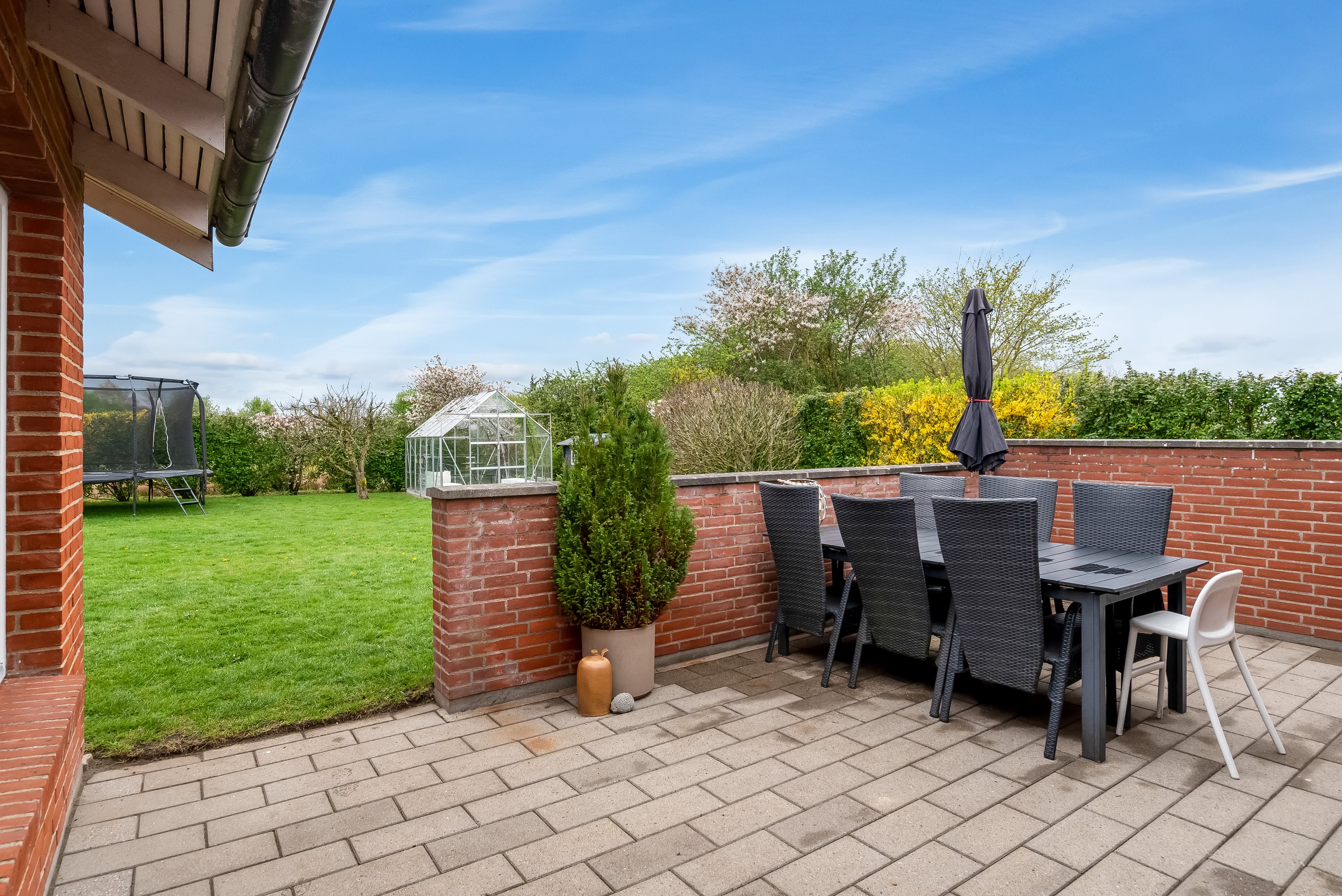 Fremhævet terrasse billede i fuldskærmstilstand. Billede af Knud Aggers Vej 61, 7500 Holstebro